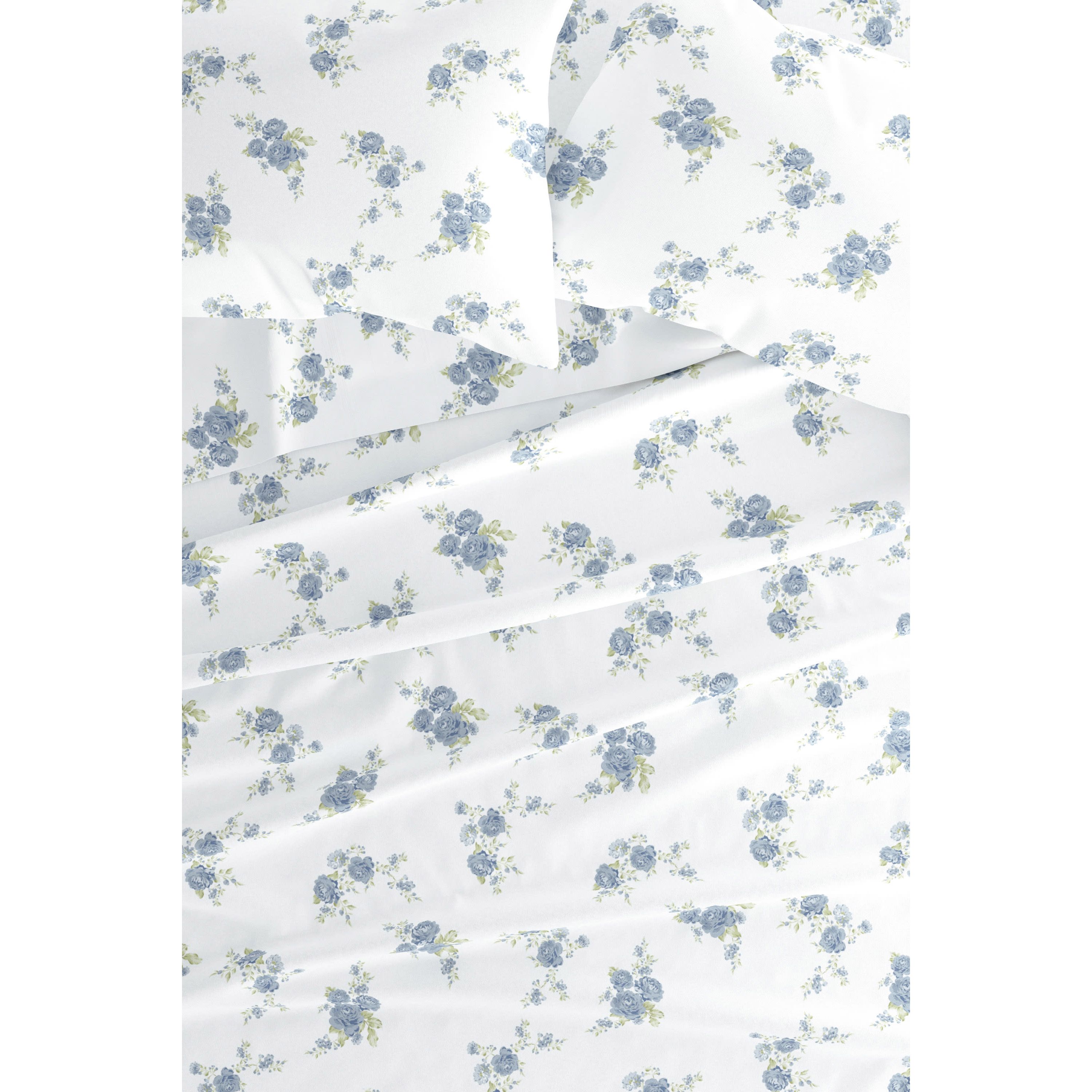 Sheet Set 4-Piece 100% Cotton Flannel Patterned Super Soft Bedding