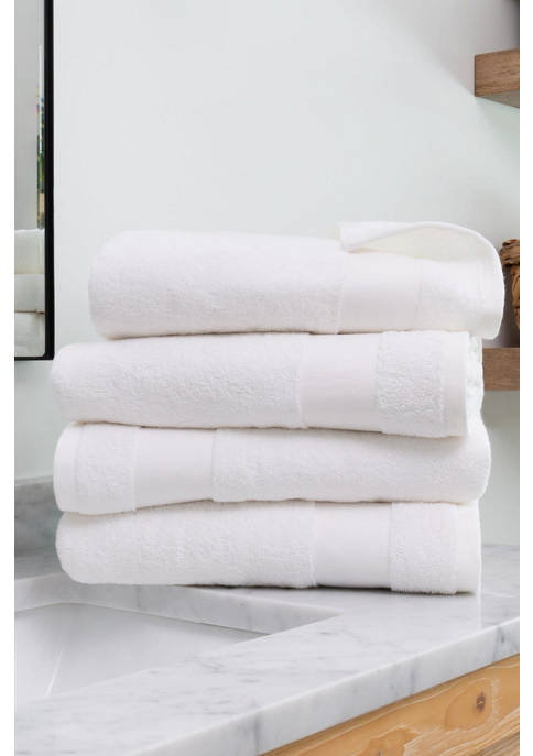 Premium Ultra Soft 100% Cotton 4 Piece Bath Towel Set