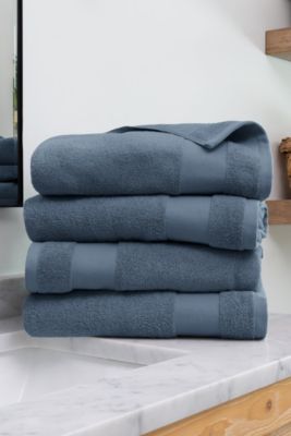 Towels 4-Pack 100% Cotton Bathroom Essentials