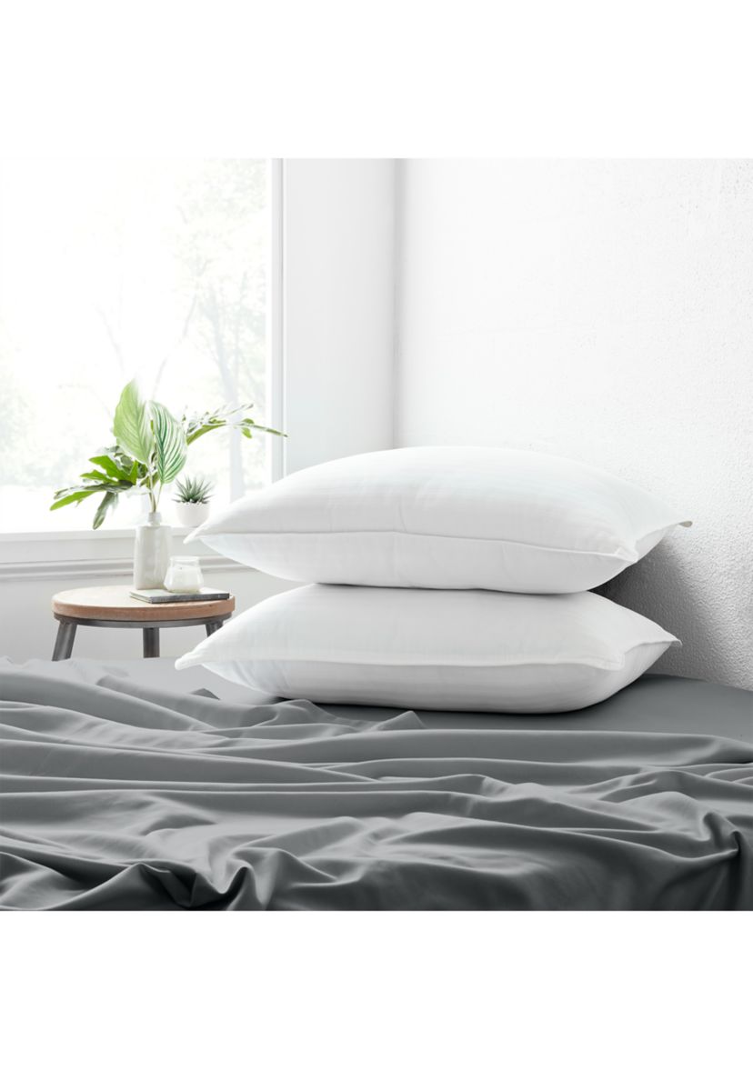 Plush Down Alternative Gel-Fiber Pillows - 2 Pack