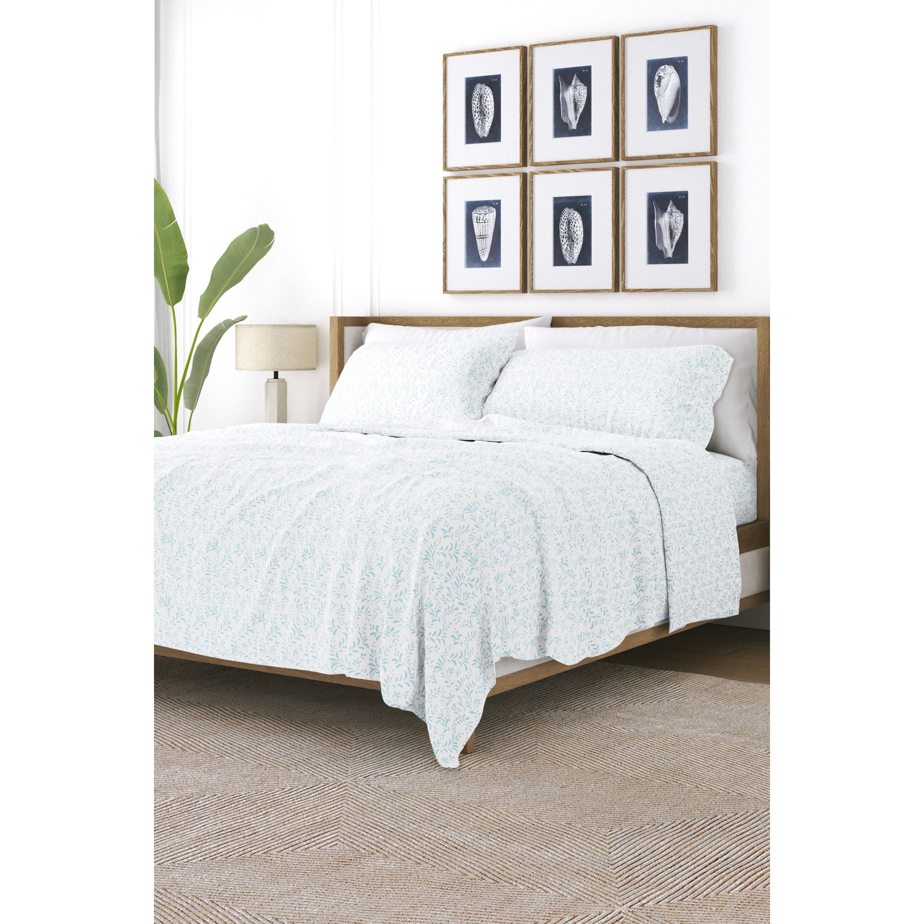 Sheet Set 4-Piece Patterned Microfiber Bohemian Ultra Soft Bedding
