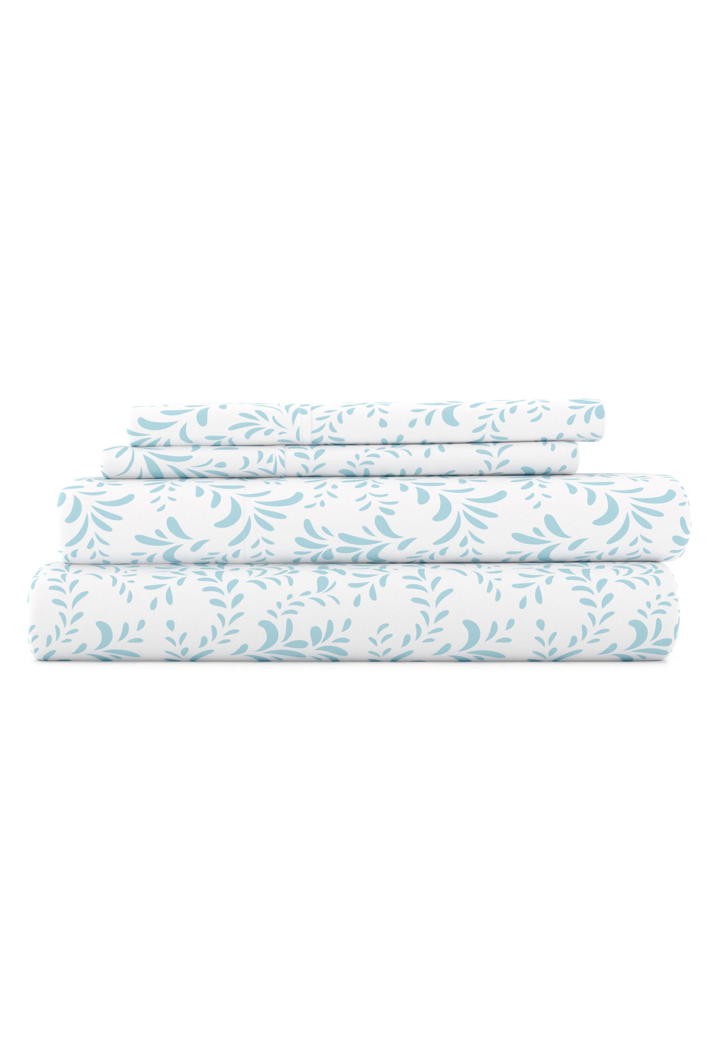 Sheet Set 4-Piece Patterned Microfiber Bohemian Ultra Soft Bedding