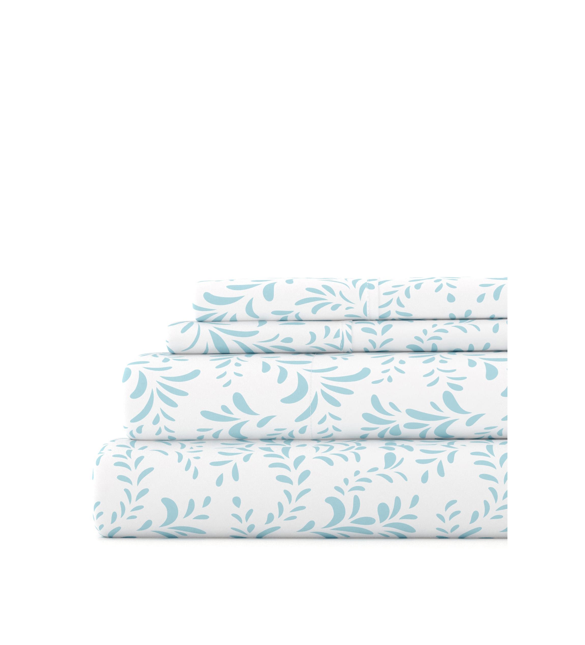 Sheet Set 4-Piece Patterned Microfiber Bohemian Ultra Soft Bedding