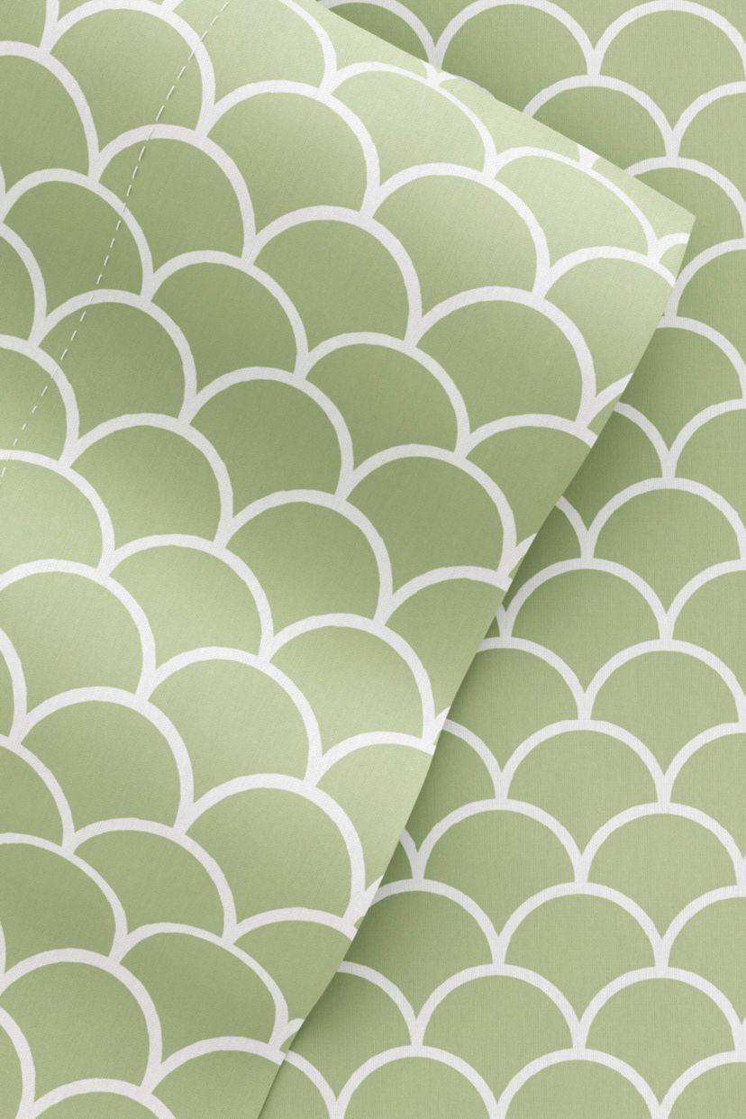 Sheet Set 4-Piece Patterned Microfiber Geometric Ultra Soft Bedding