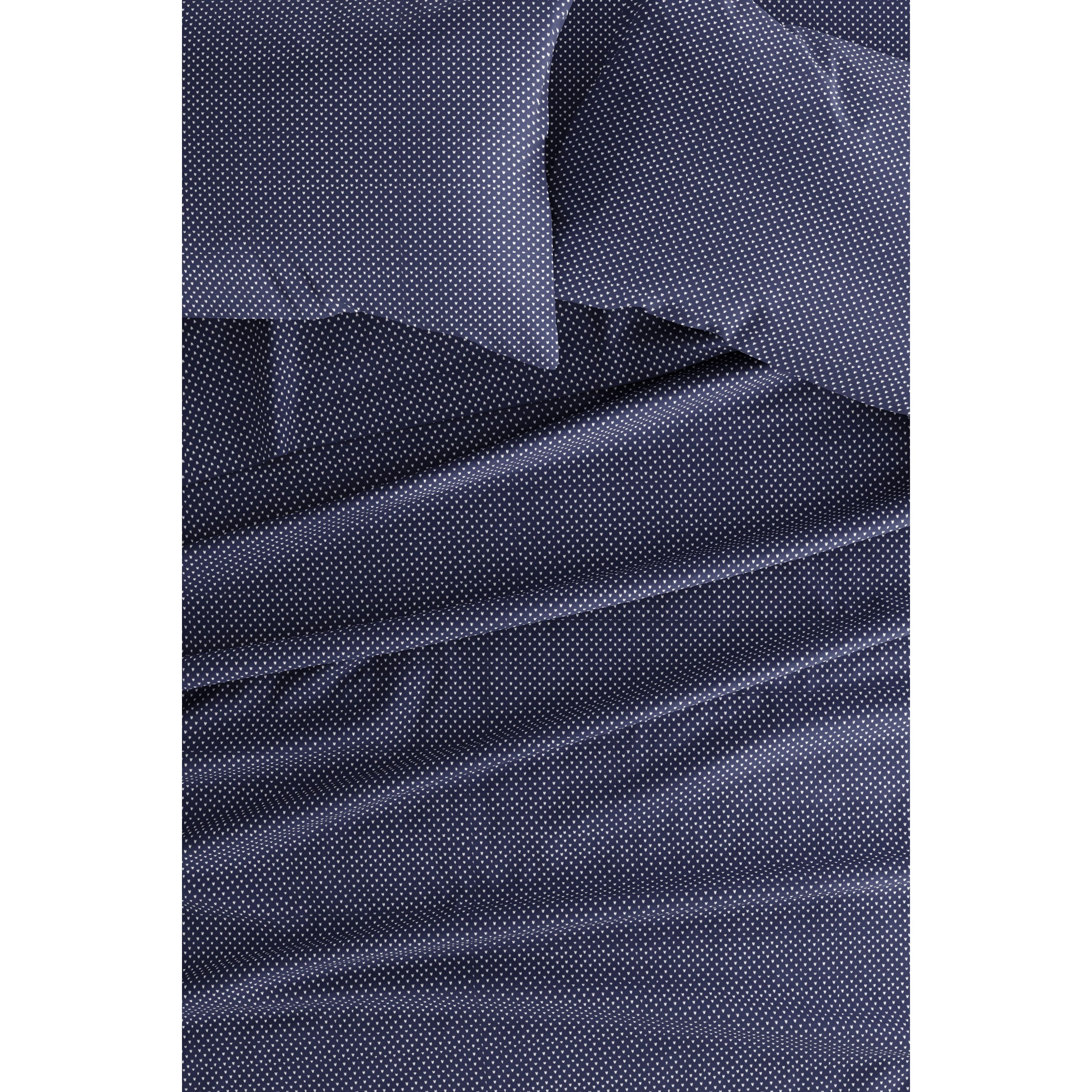 Sheet Set 4-Piece Patterned Microfiber Dots & Stripes Ultra Soft Bedding