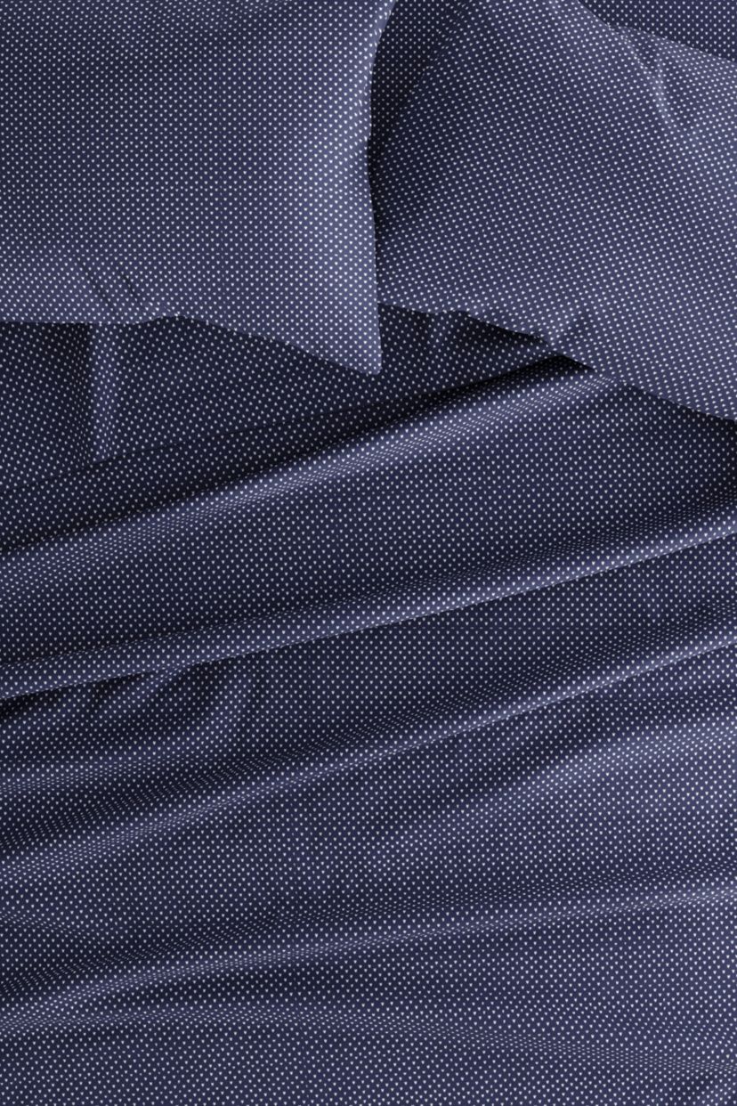 Sheet Set 4-Piece Patterned Microfiber Dots & Stripes Ultra Soft Bedding