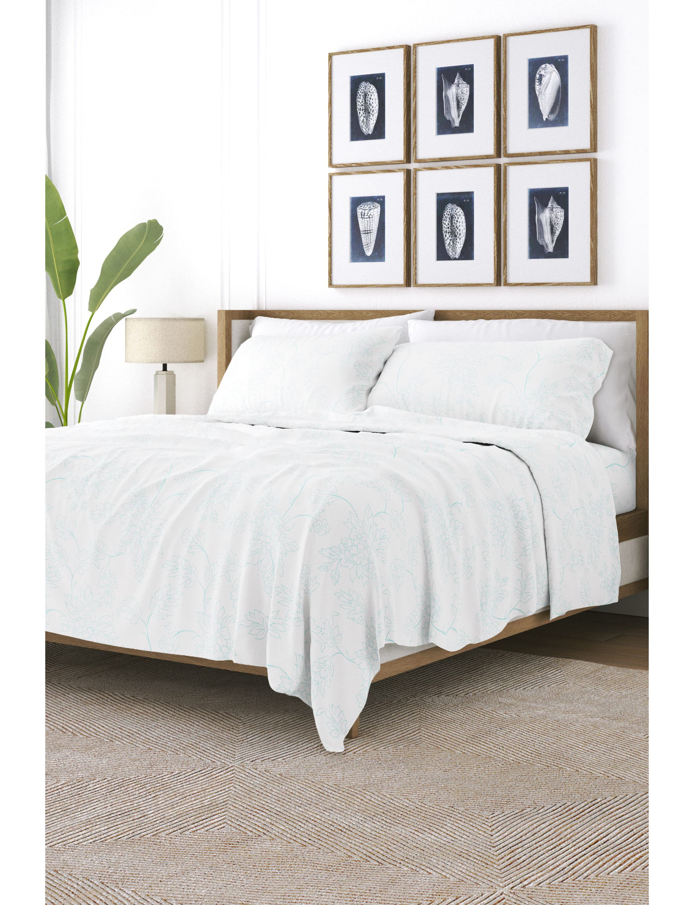 Sheet Set 3-Piece Patterned Microfiber Bohemian Ultra Soft Bedding