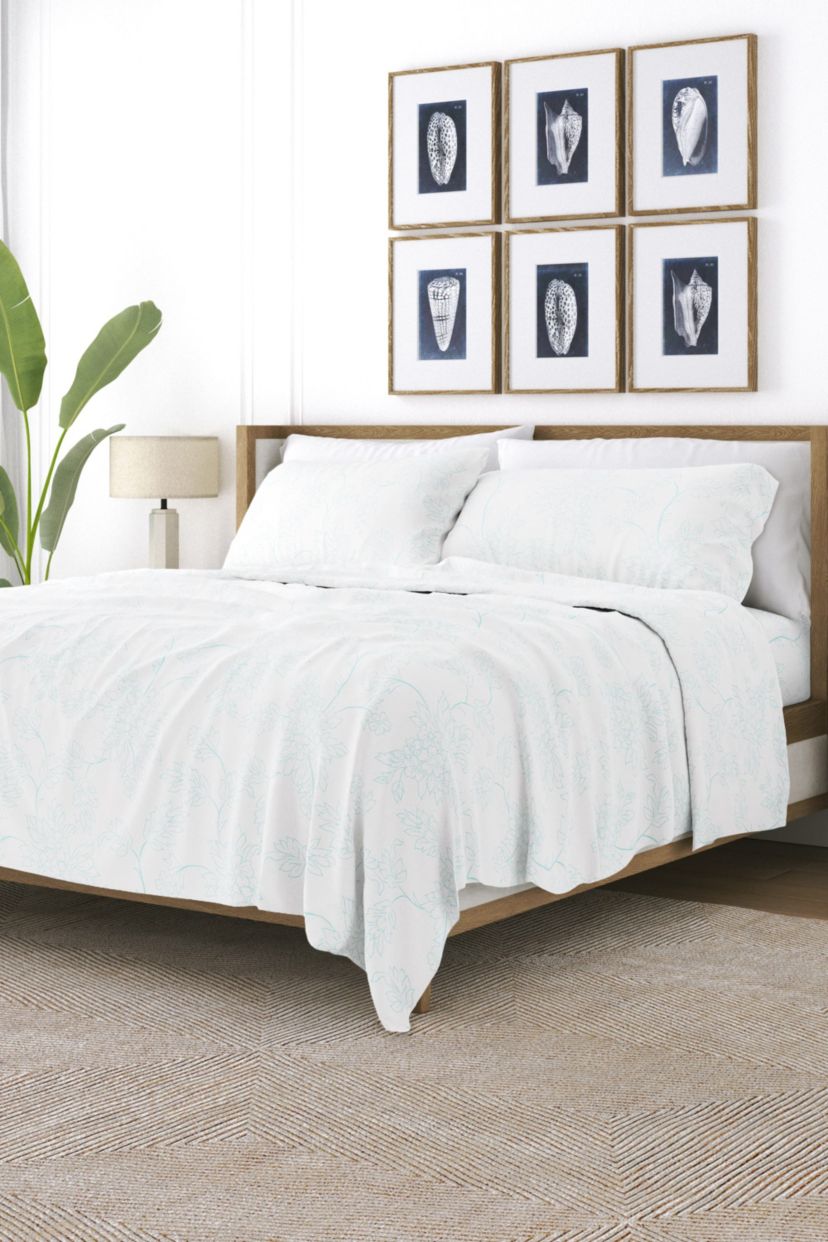 Sheet Set 3-Piece Patterned Microfiber Bohemian Ultra Soft Bedding