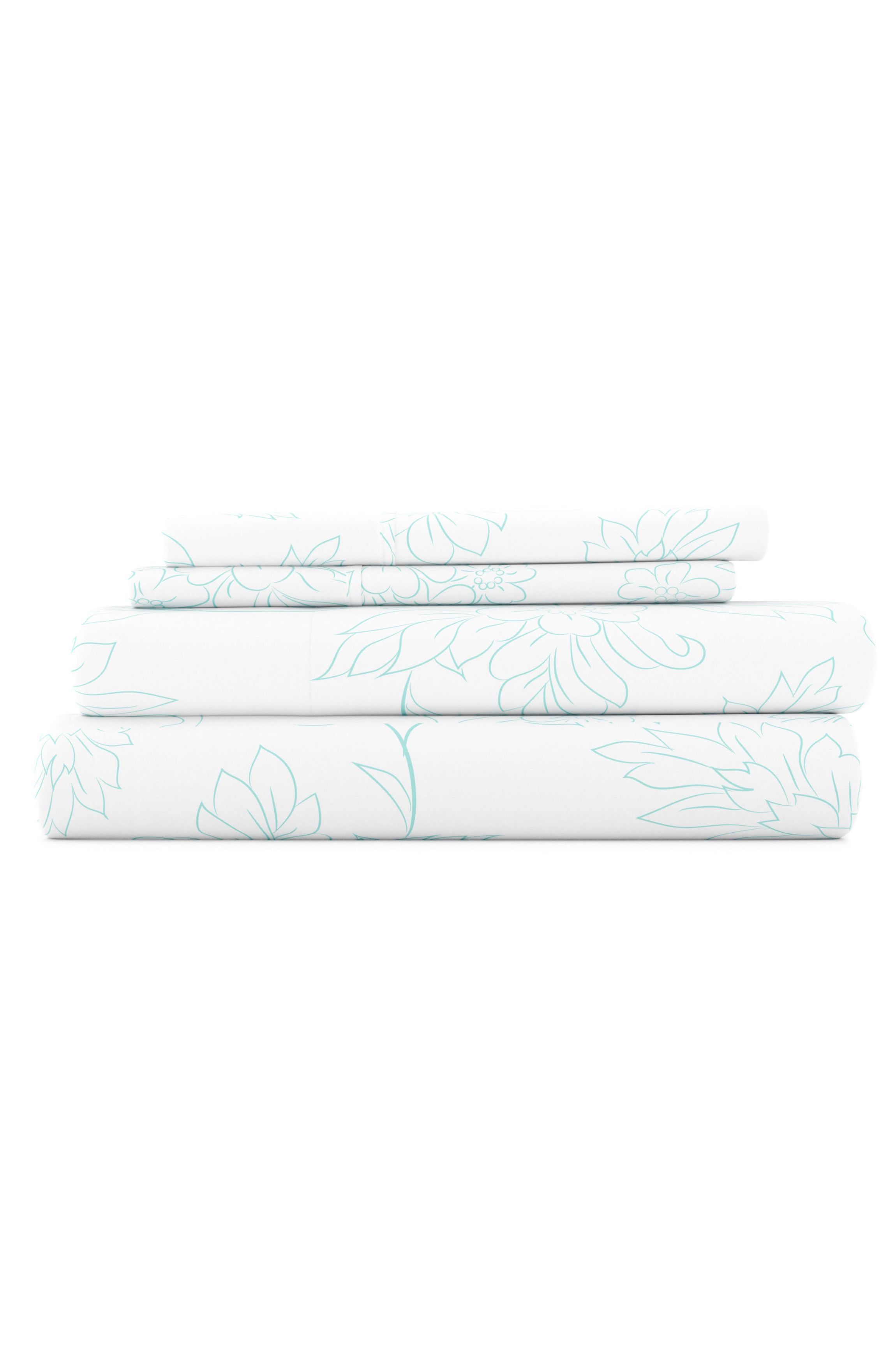 Sheet Set 3-Piece Patterned Microfiber Bohemian Ultra Soft Bedding