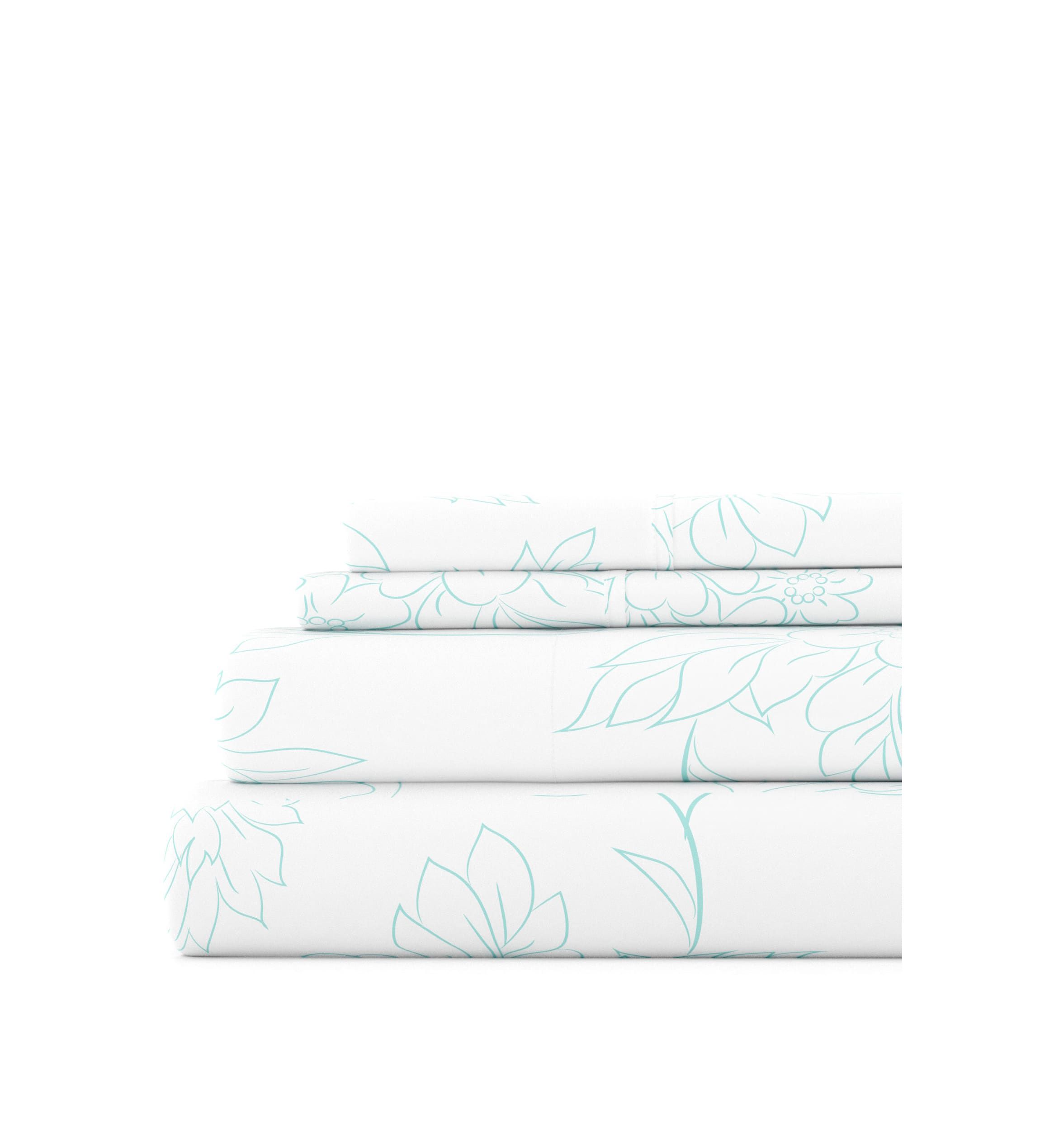Sheet Set 3-Piece Patterned Microfiber Bohemian Ultra Soft Bedding