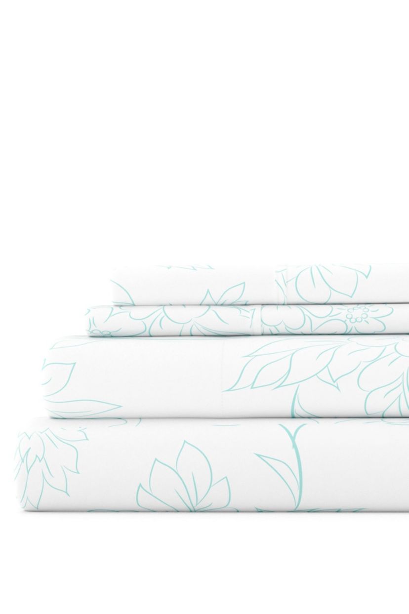 Sheet Set 3-Piece Patterned Microfiber Bohemian Ultra Soft Bedding