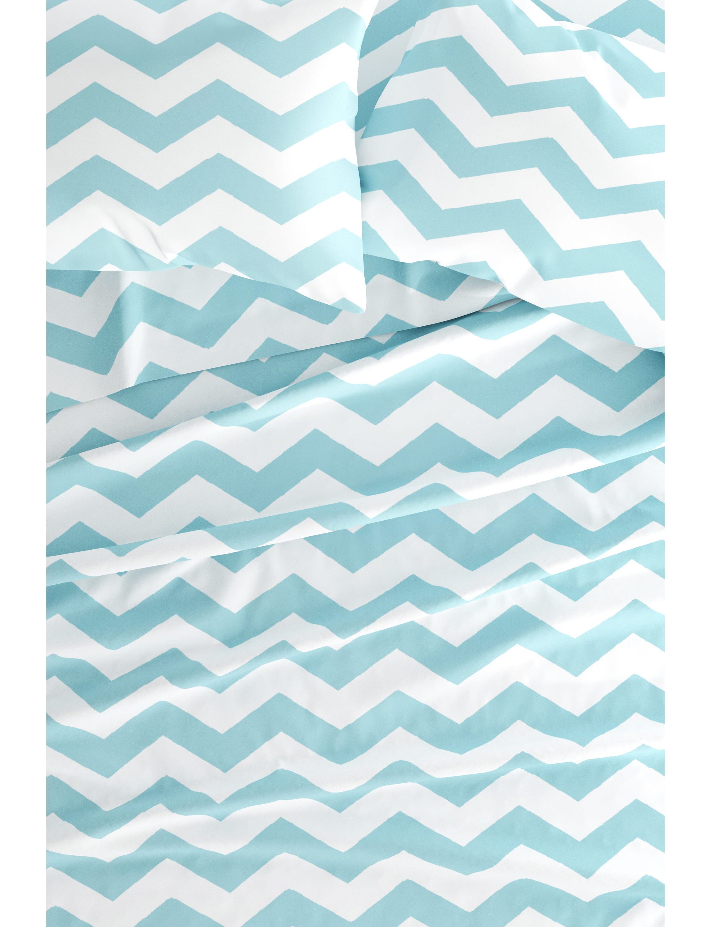 Sheet Set 4-Piece Patterned Microfiber Geometric Ultra Soft Bedding
