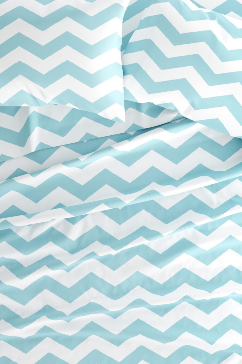 Sheet Set 4-Piece Patterned Microfiber Geometric Ultra Soft Bedding