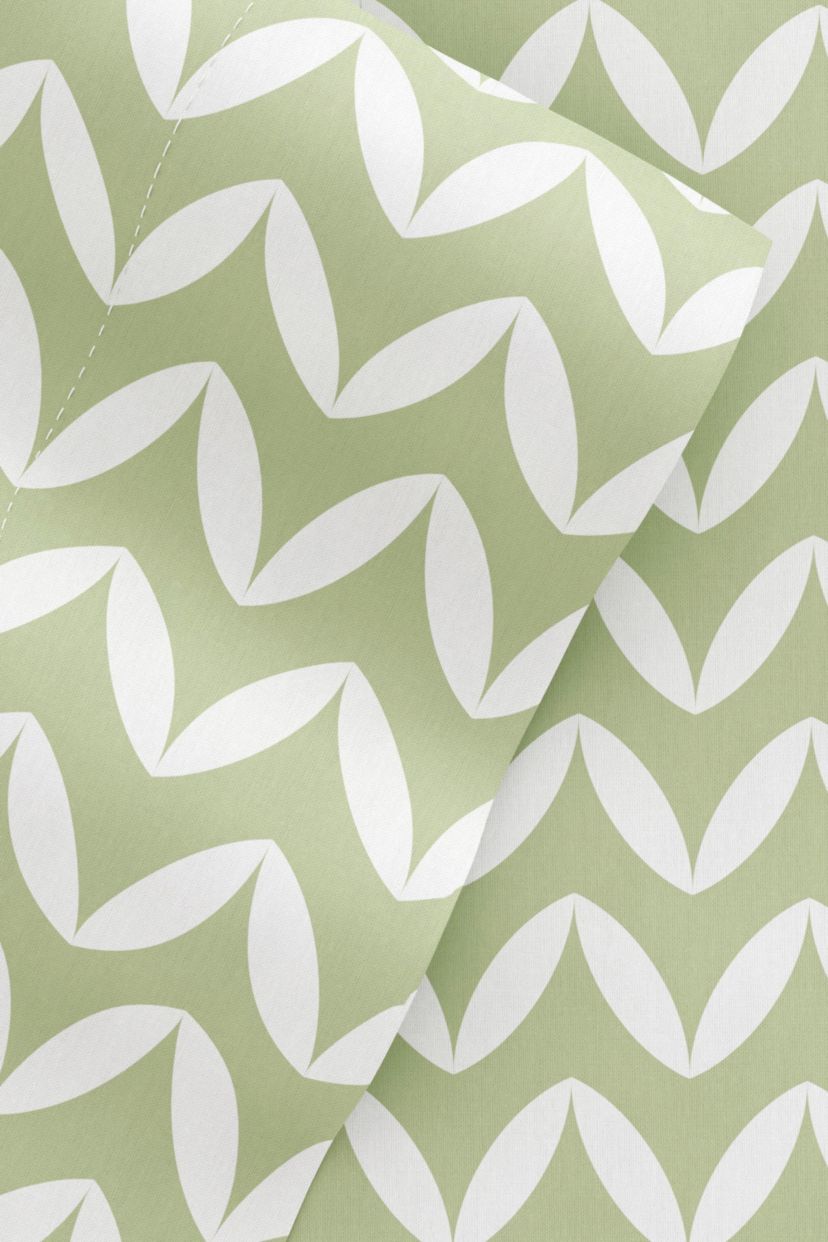 Sheet Set 4-Piece Patterned Microfiber Geometric Ultra Soft Bedding