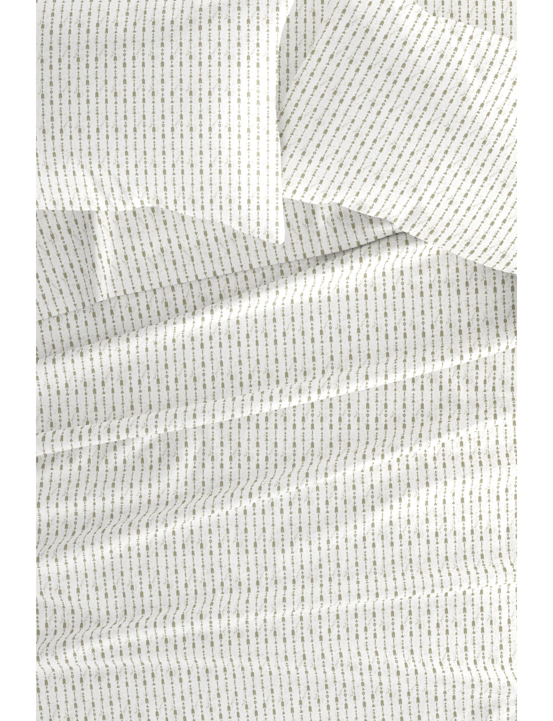 Sheet Set 3-Piece Patterned Microfiber Modern Elegance Ultra Soft Bedding