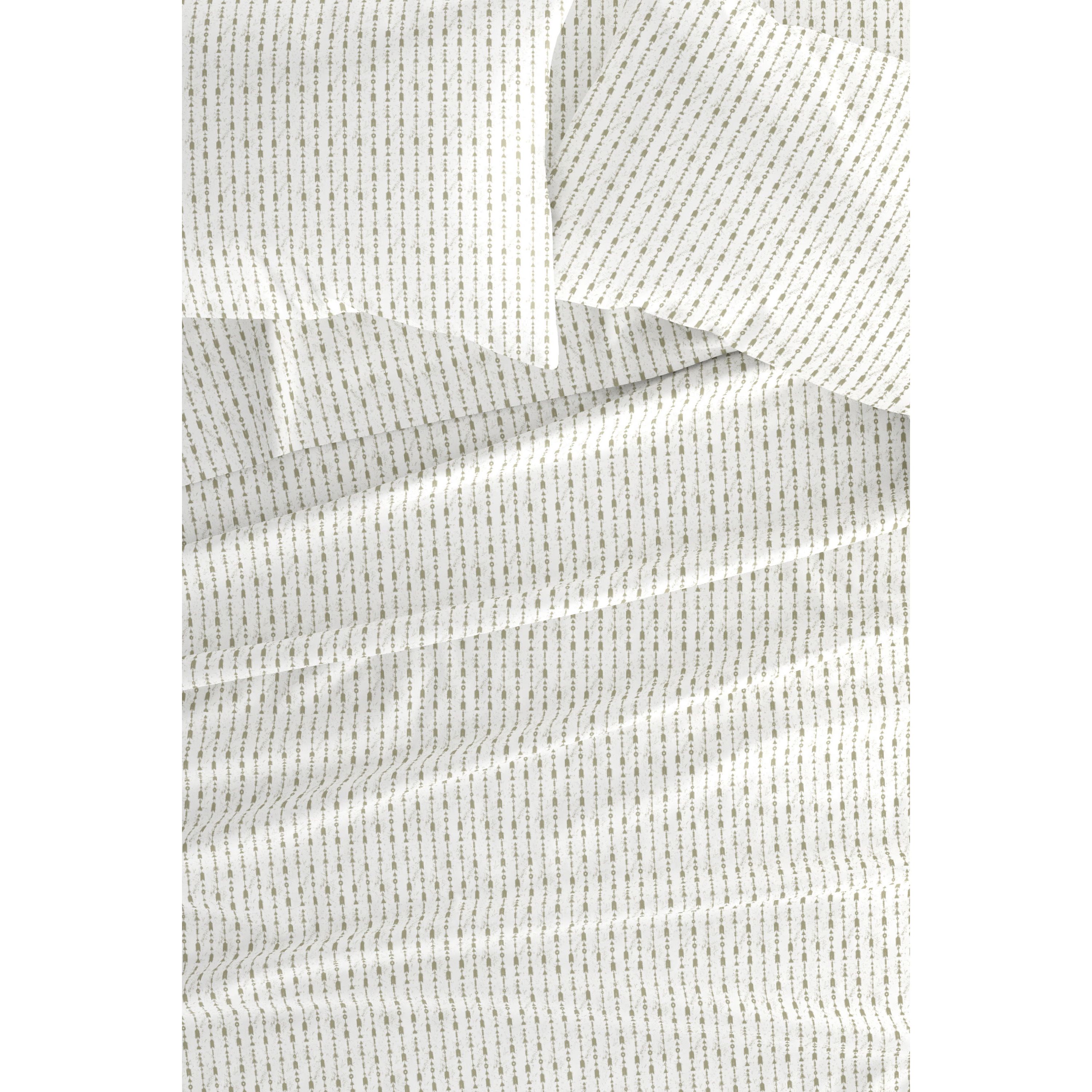 Sheet Set 3-Piece Patterned Microfiber Modern Elegance Ultra Soft Bedding