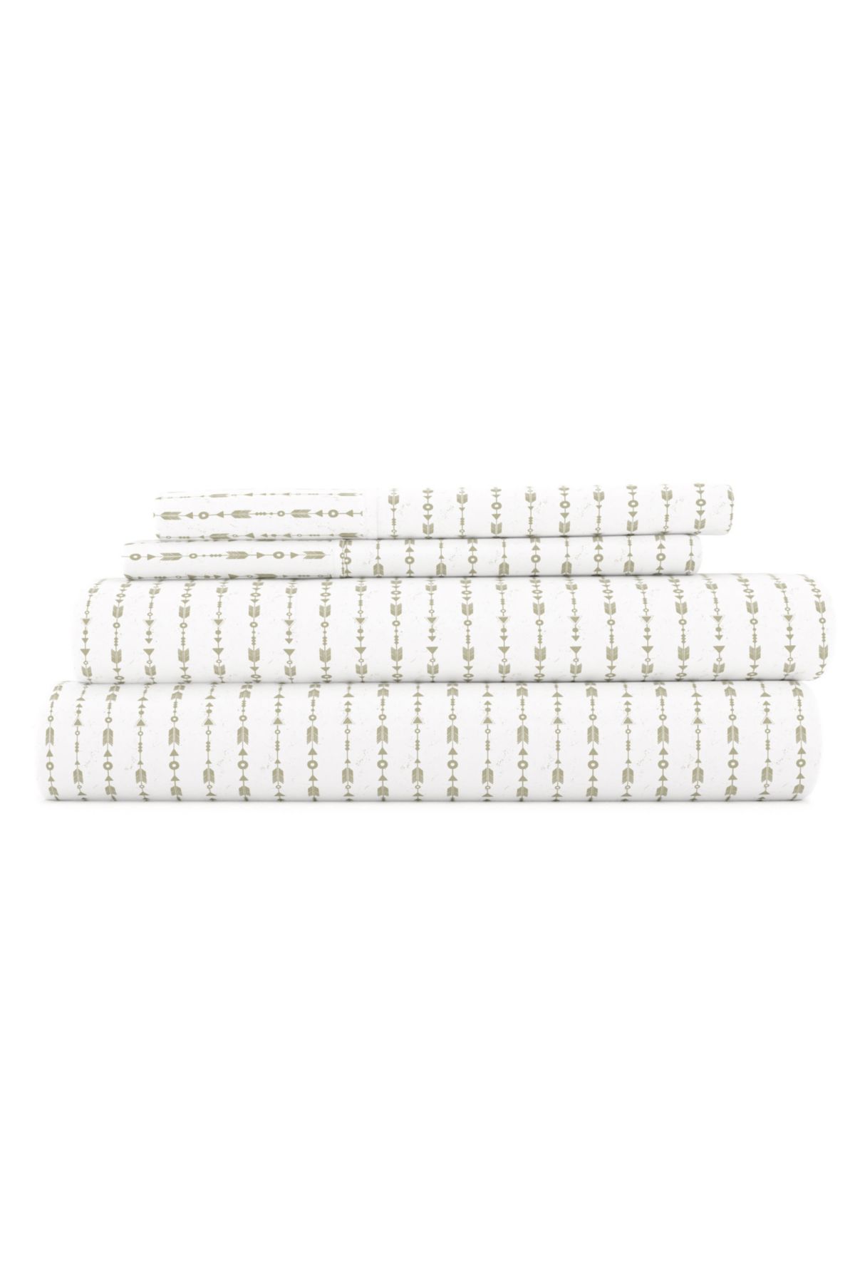 Sheet Set 3-Piece Patterned Microfiber Modern Elegance Ultra Soft Bedding