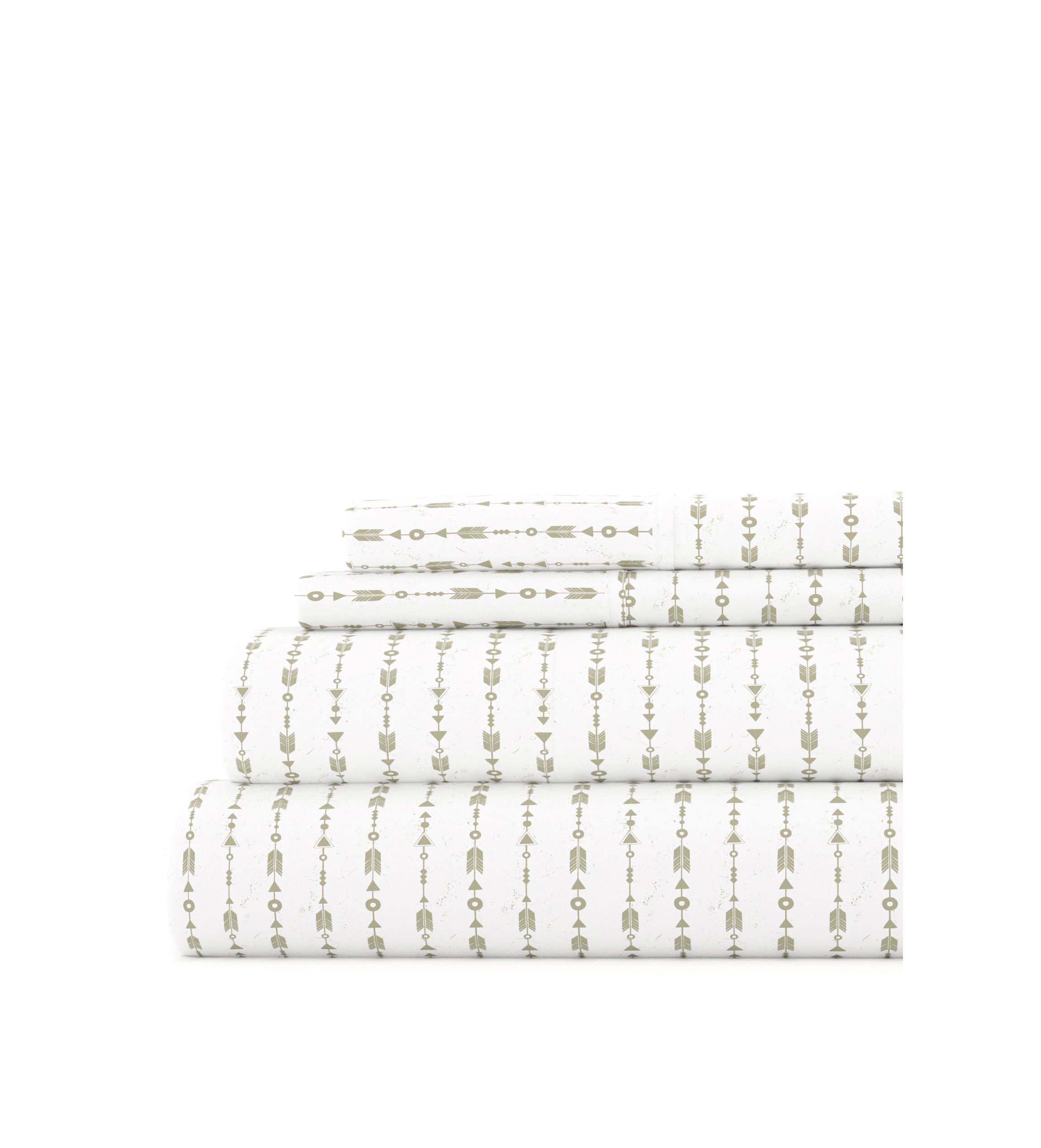 Sheet Set 3-Piece Patterned Microfiber Modern Elegance Ultra Soft Bedding