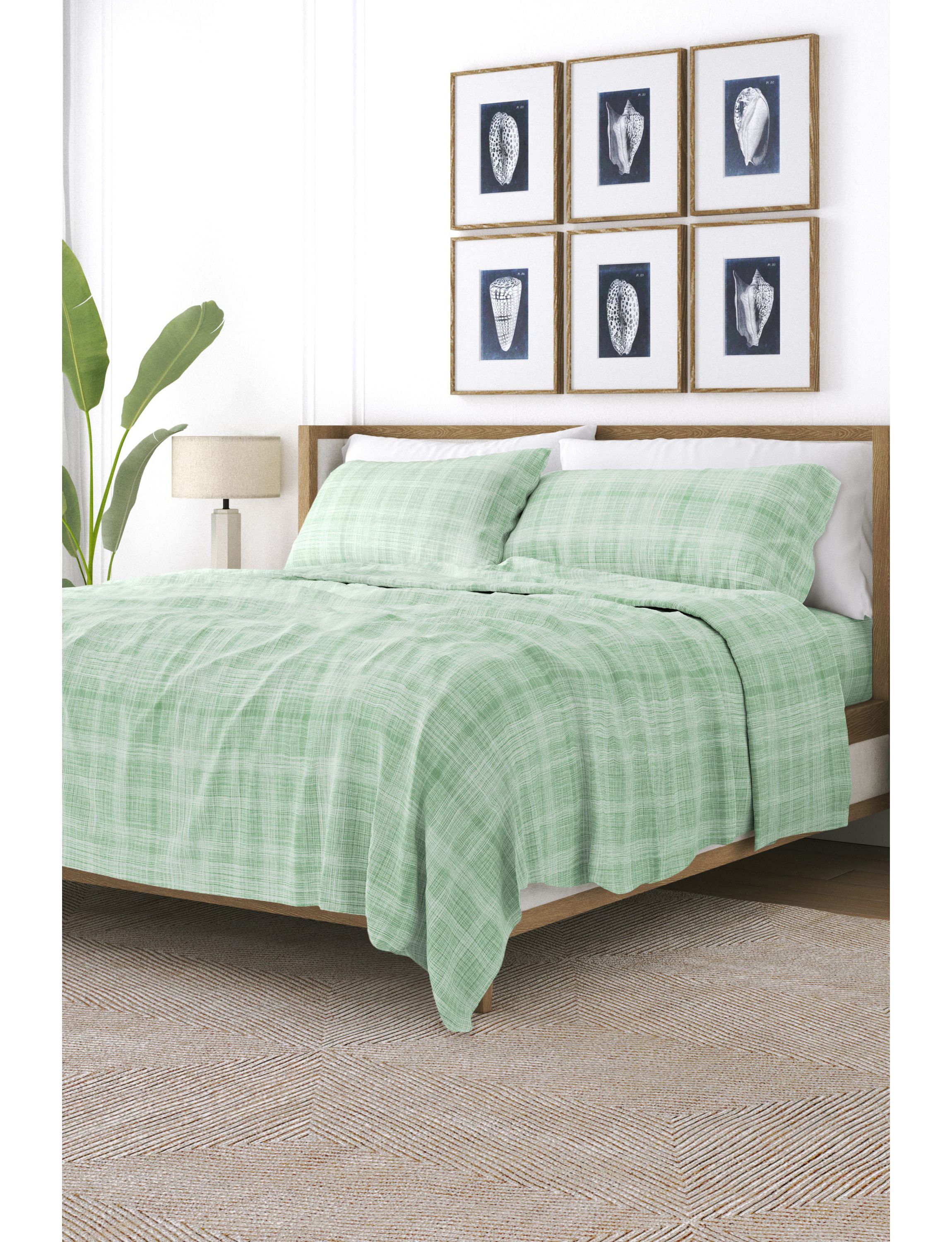 Sheet Set 3-Piece Patterned Microfiber Modern Elegance Ultra Soft Bedding