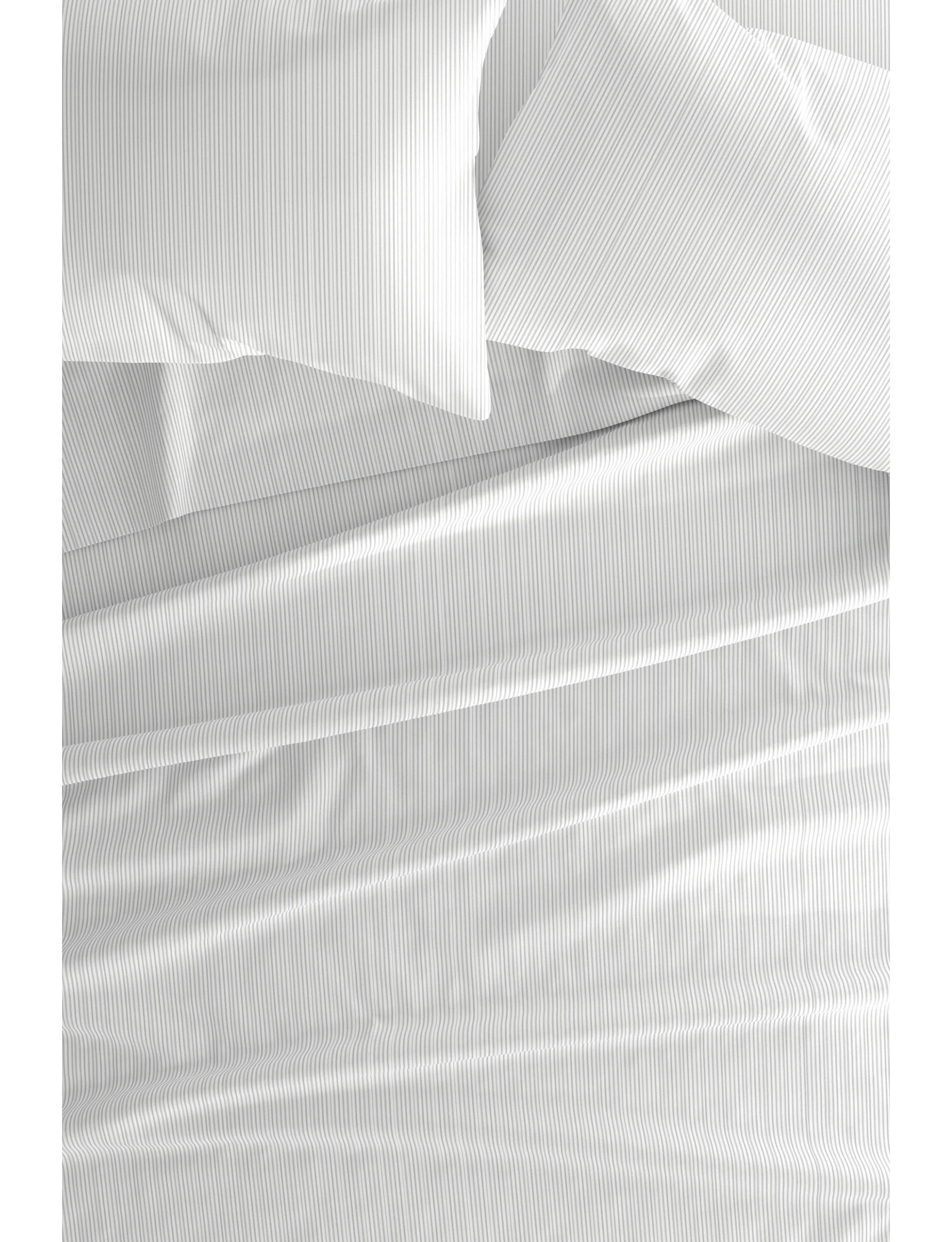 Sheet Set 4-Piece Patterned Microfiber Dots & Stripes Ultra Soft Bedding