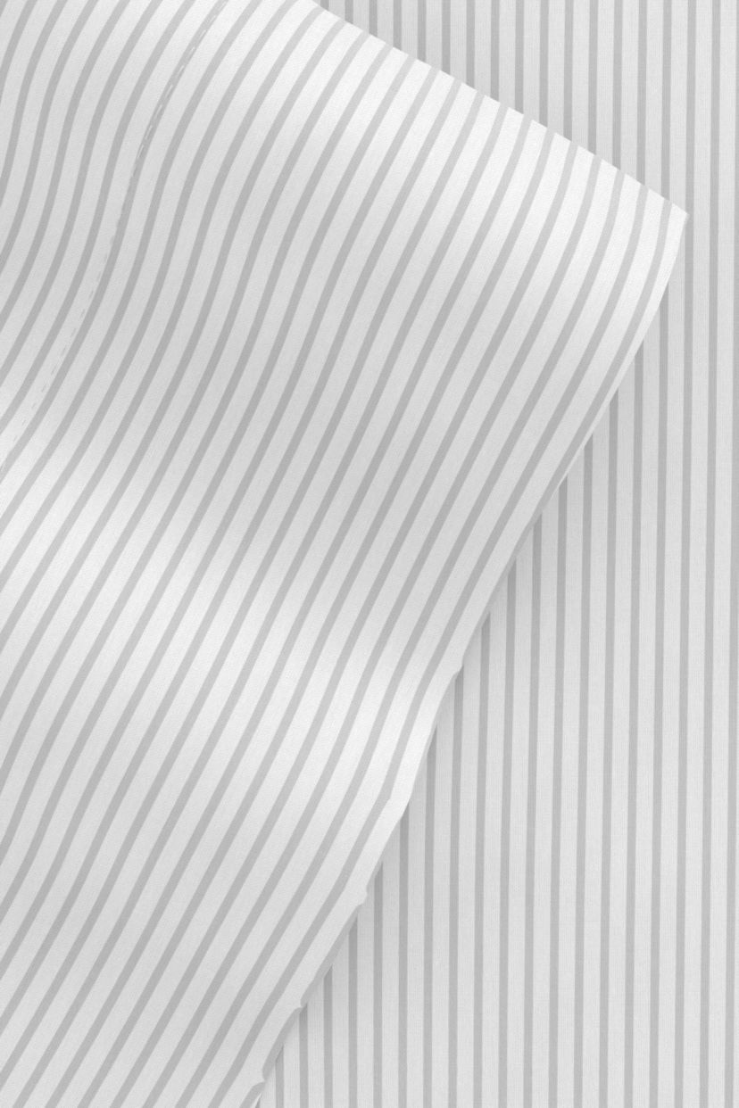 Sheet Set 4-Piece Patterned Microfiber Dots & Stripes Ultra Soft Bedding