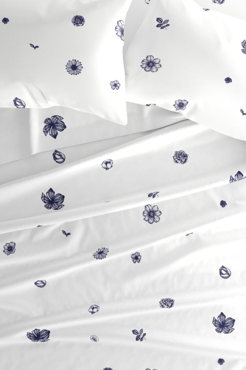 Sheet Set 4-Piece Patterned Microfiber Garden Farmhouse Ultra Soft Bedding