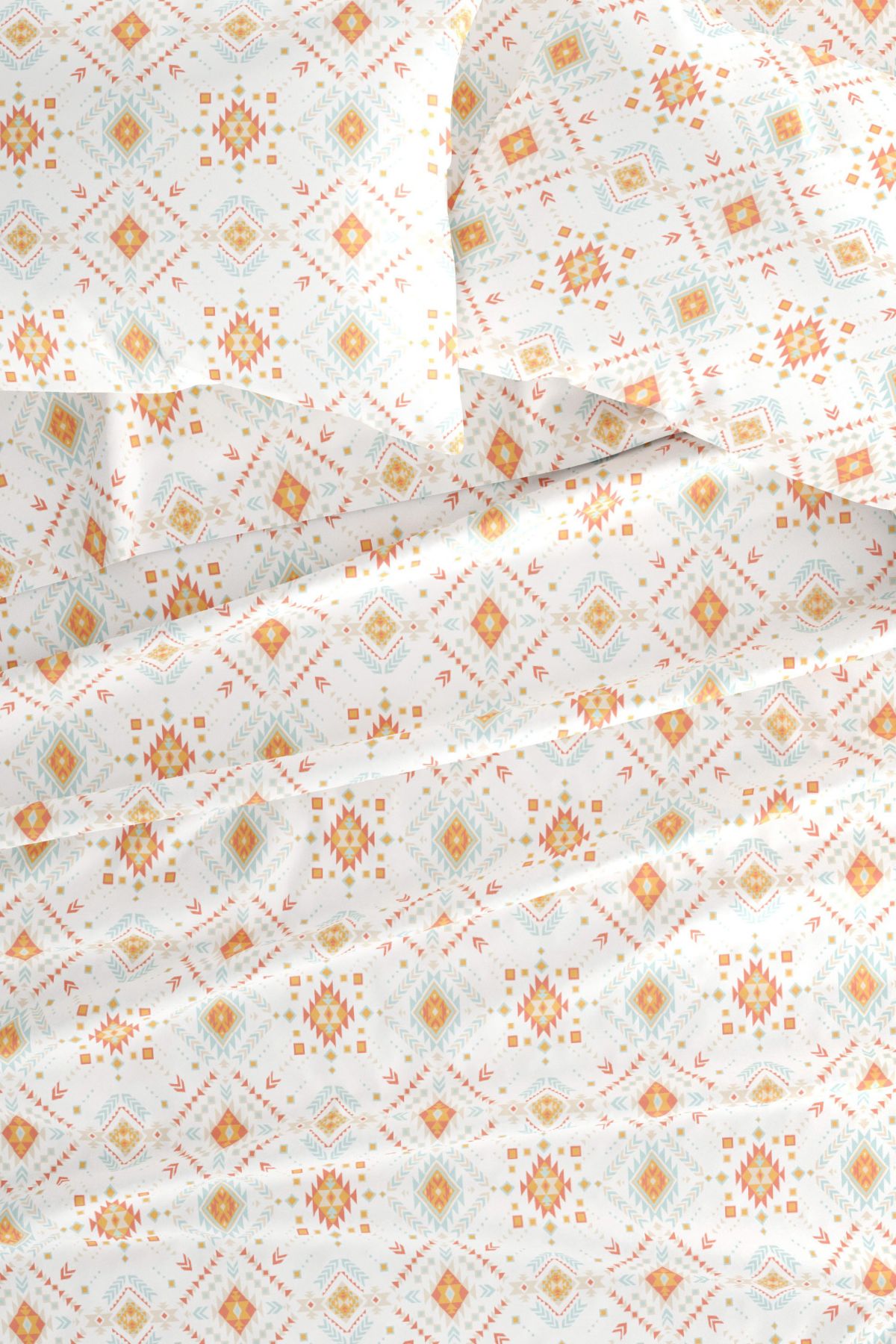 Sheet Set 4-Piece Patterned Microfiber Bohemian Ultra Soft Bedding