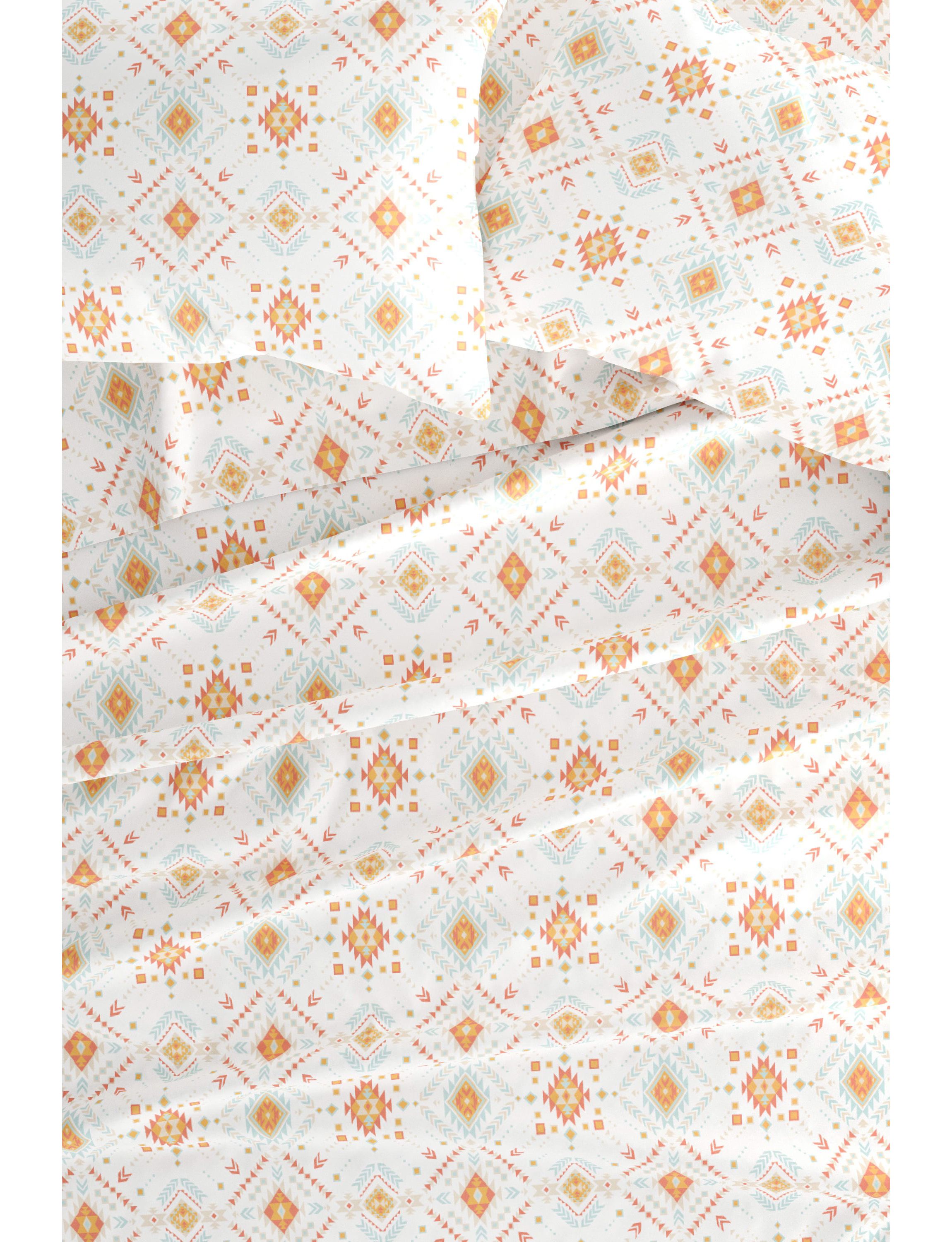 Sheet Set 4-Piece Patterned Microfiber Bohemian Ultra Soft Bedding