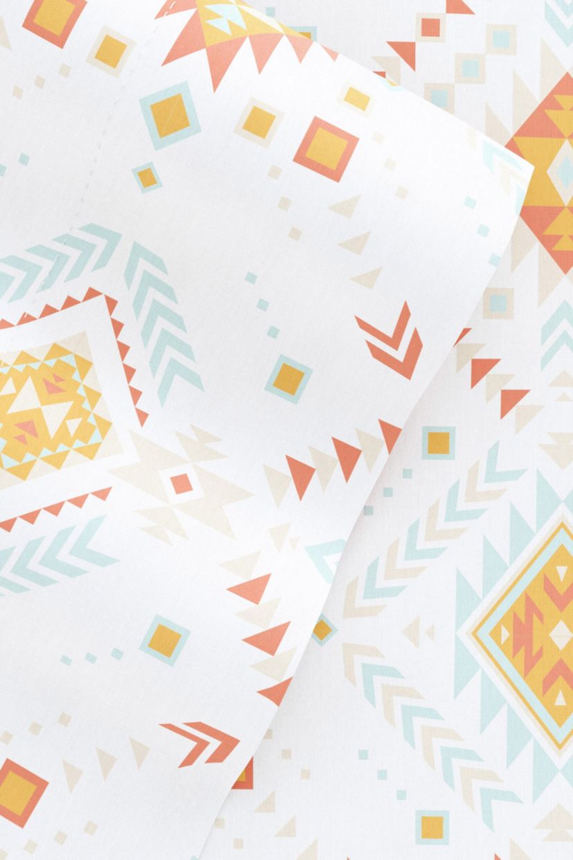 Sheet Set 4-Piece Patterned Microfiber Bohemian Ultra Soft Bedding