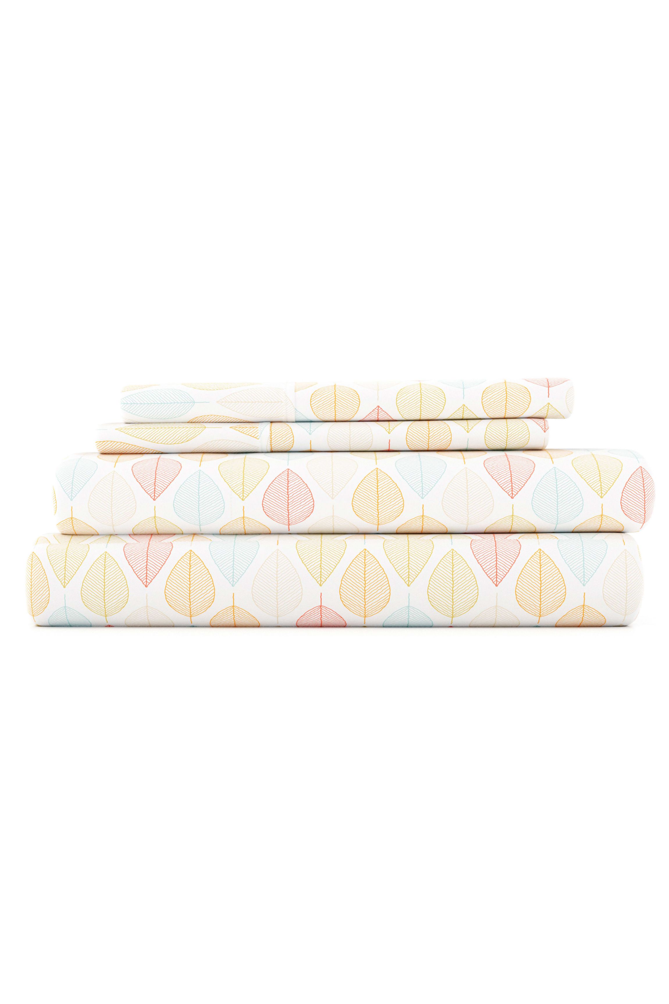 Sheet Set 4-Piece Patterned Microfiber Bohemian Ultra Soft Bedding