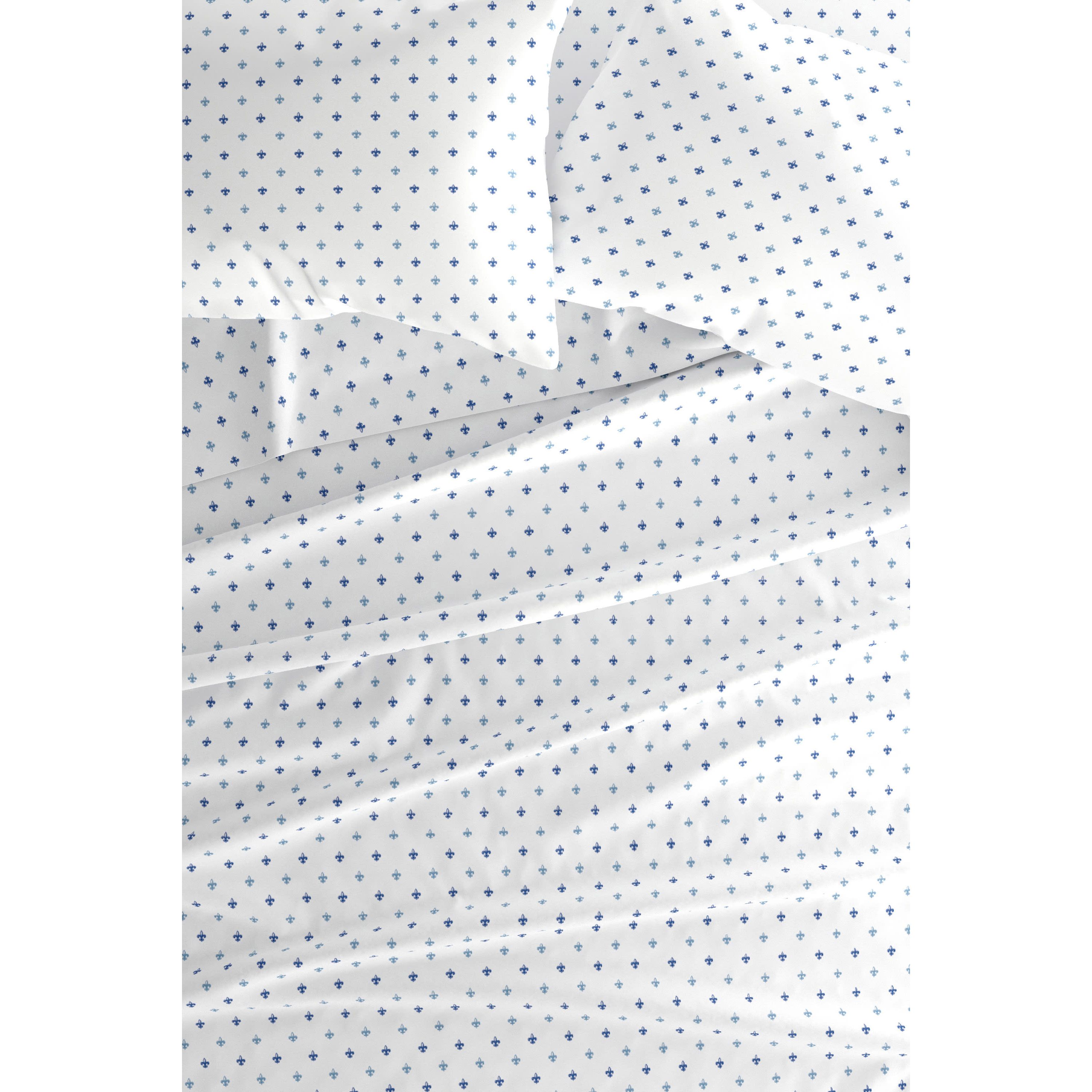 Sheet Set 4-Piece Patterned Microfiber Classic Essentials Ultra Soft Bedding