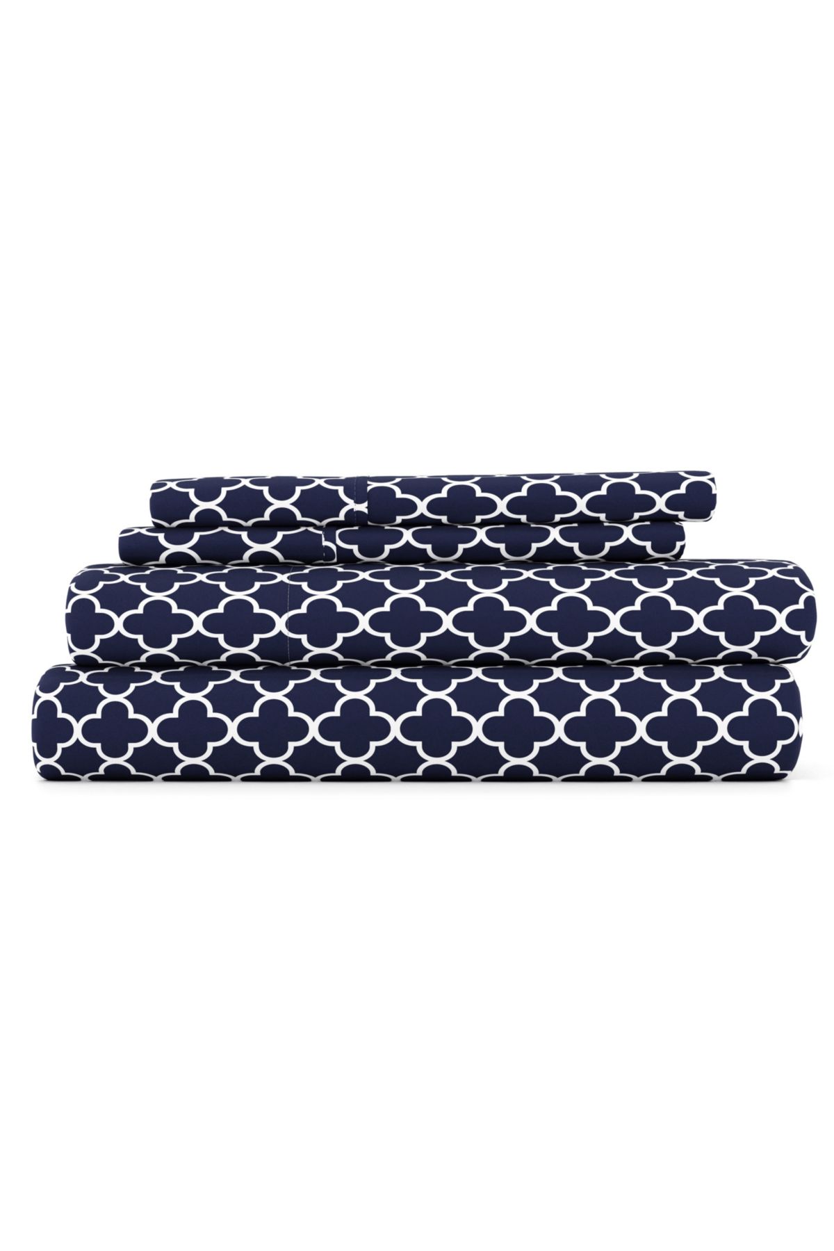 Sheet Set 3-Piece Patterned Microfiber Modern Elegance Ultra Soft Bedding
