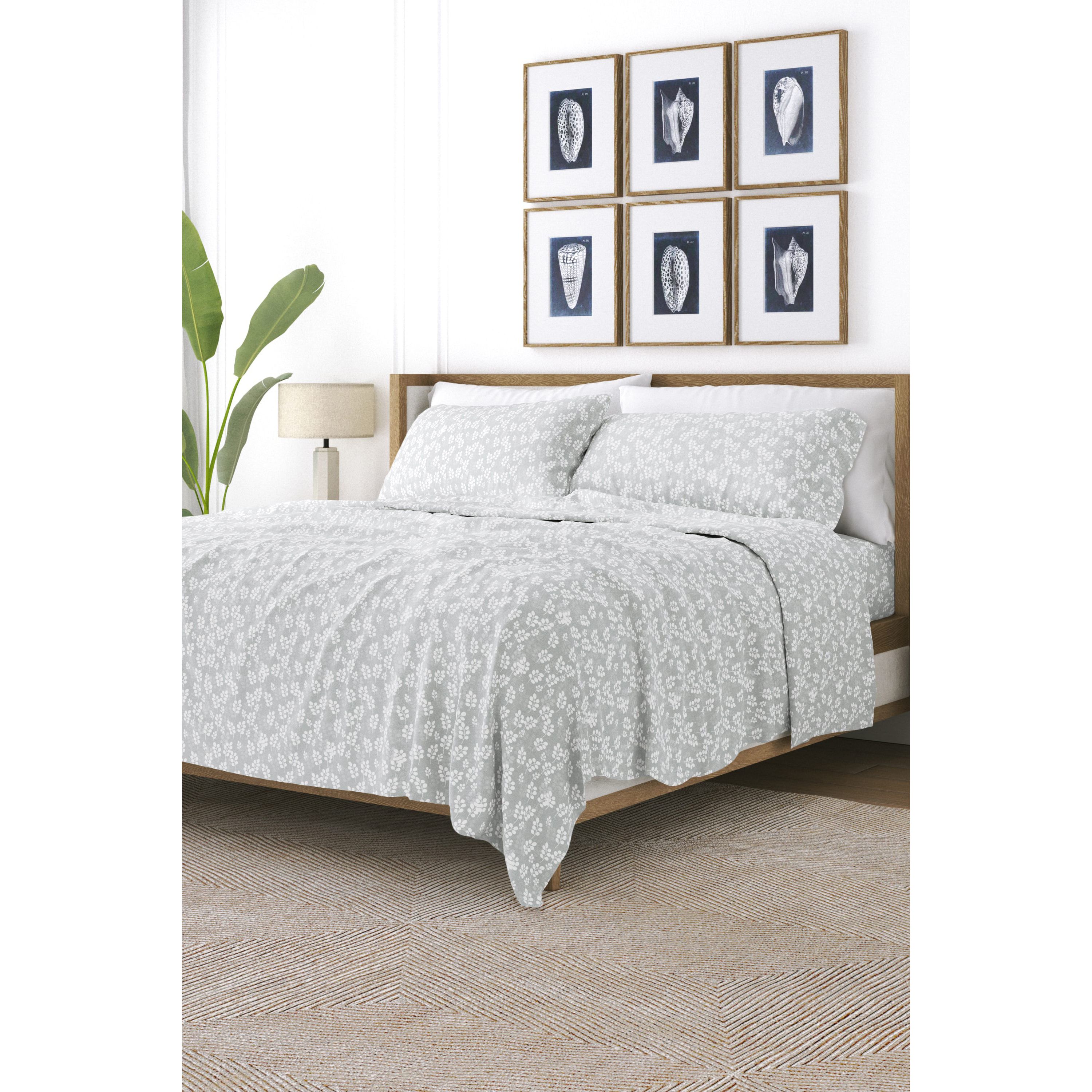 Sheet Set 3-Piece Patterned Microfiber Bohemian Ultra Soft Bedding