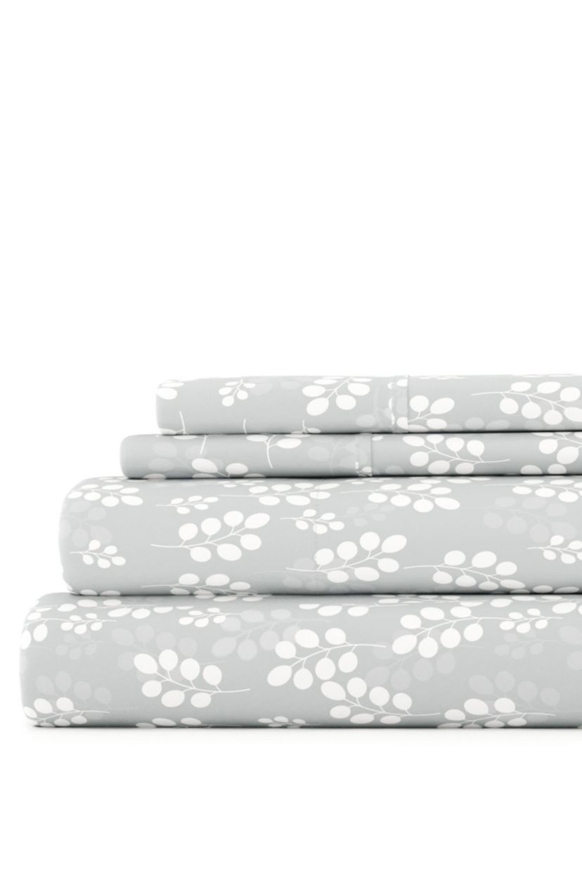 Sheet Set 3-Piece Patterned Microfiber Bohemian Ultra Soft Bedding