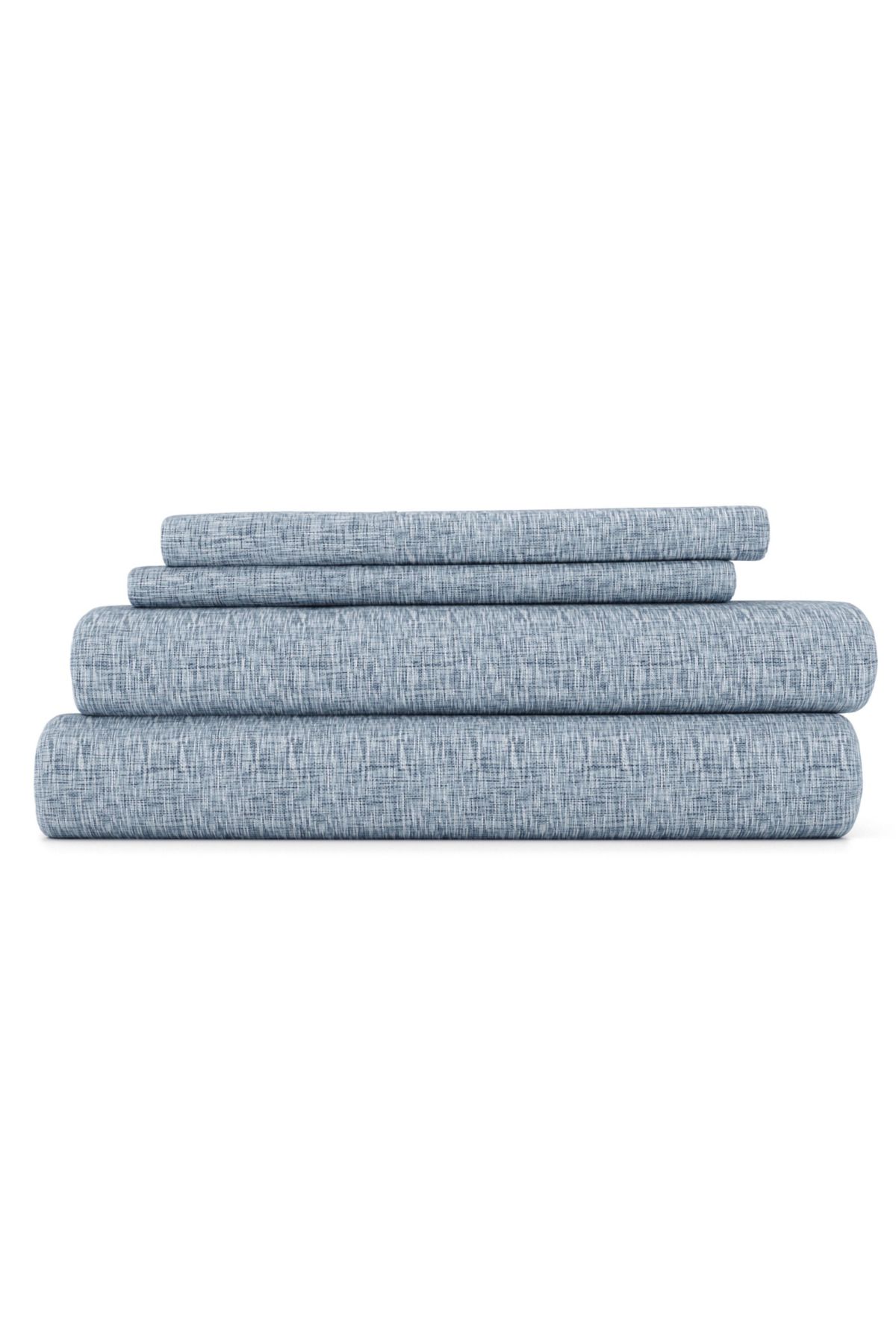 Sheet Set 4-Piece Patterned Microfiber Modern Elegance Ultra Soft Bedding