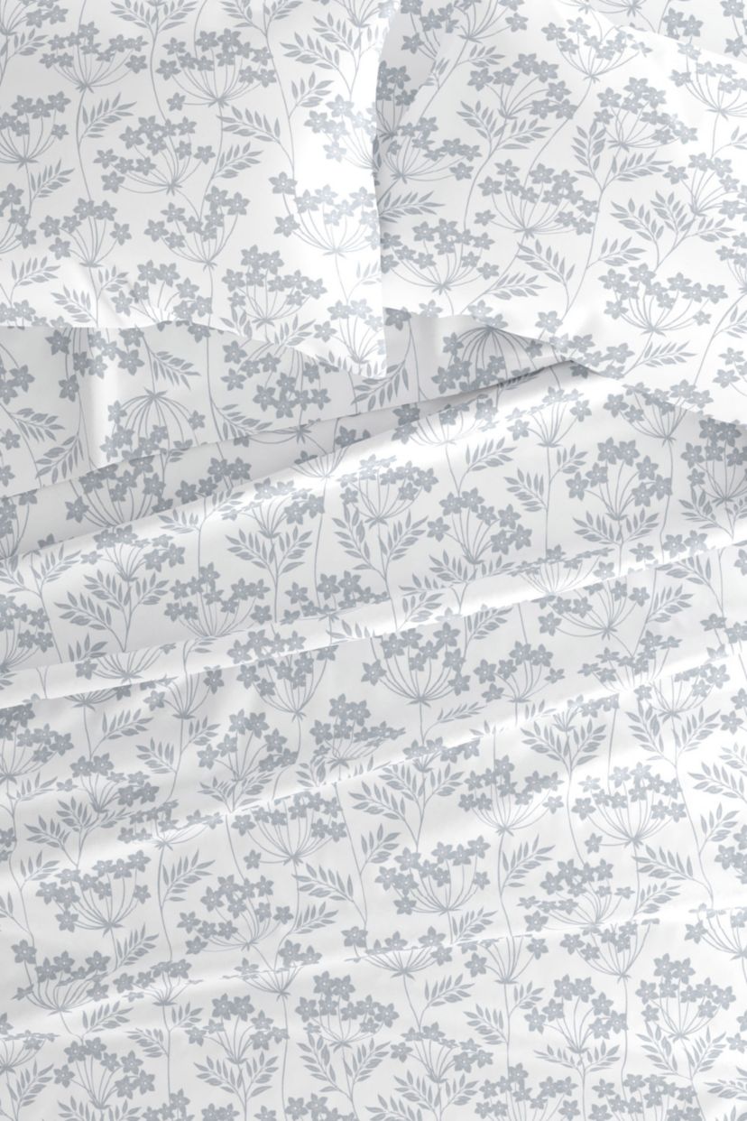 Sheet Set 4-Piece Patterned Microfiber Garden Farmhouse Ultra Soft Bedding