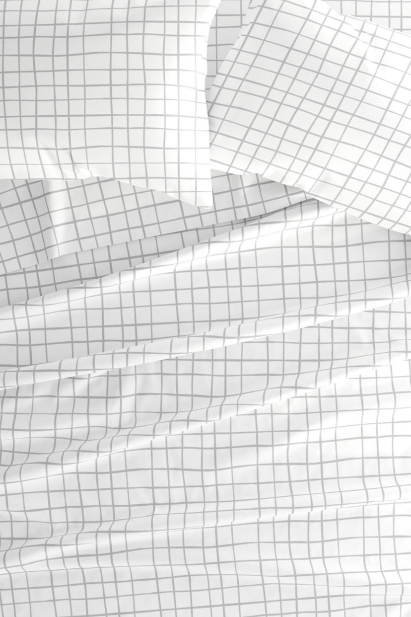 Sheet Set 3-Piece Patterned Microfiber Dots & Stripes Ultra Soft Bedding