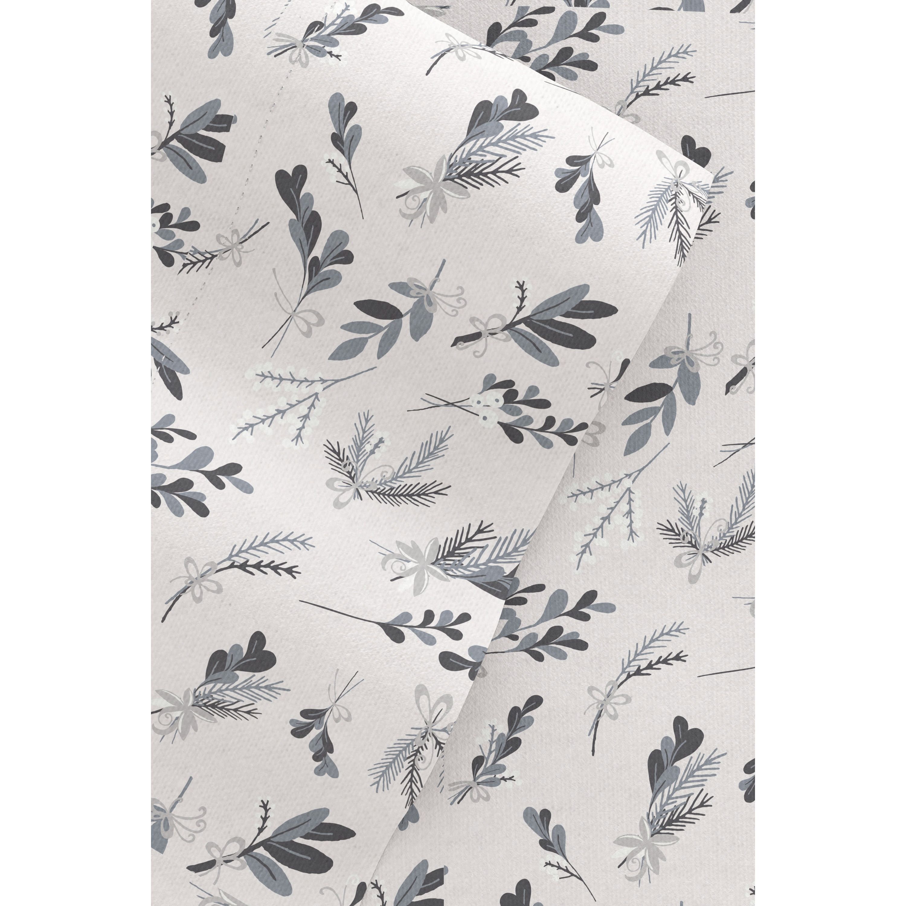 Sheet Set 4-Piece 100% Cotton Flannel Patterned Super Soft Bedding