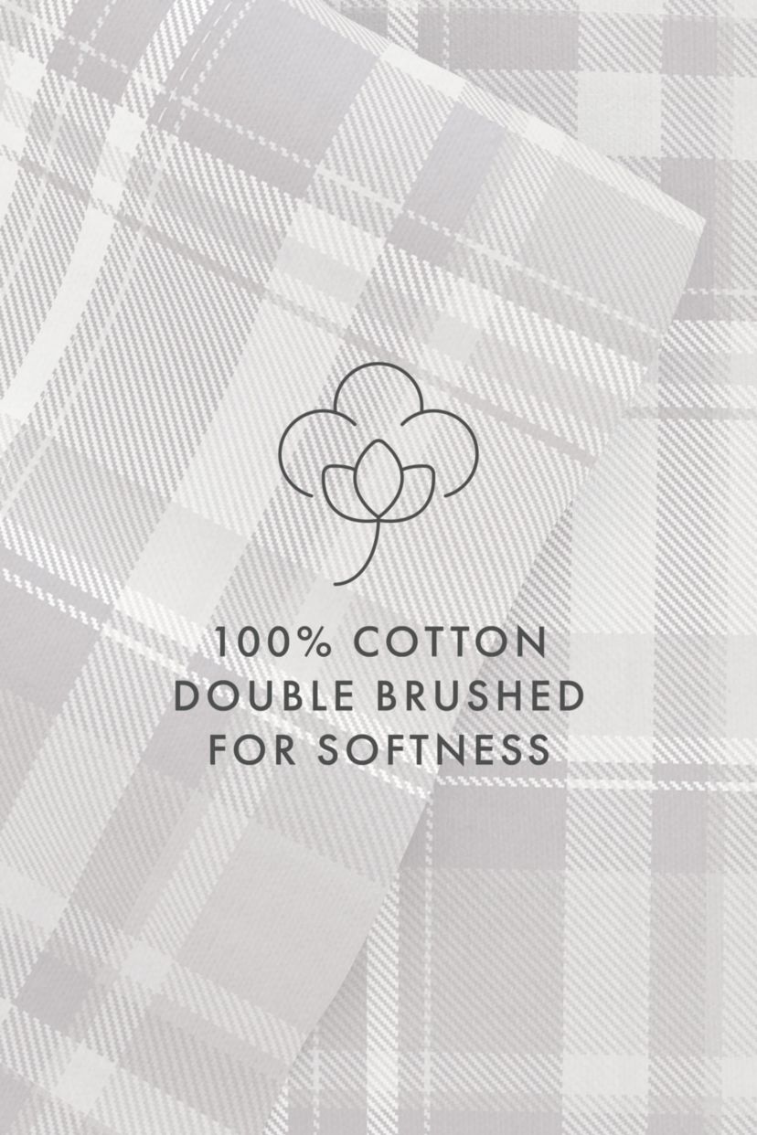 Sheet Set 4-Piece 100% Cotton Flannel Patterned Super Soft Bedding