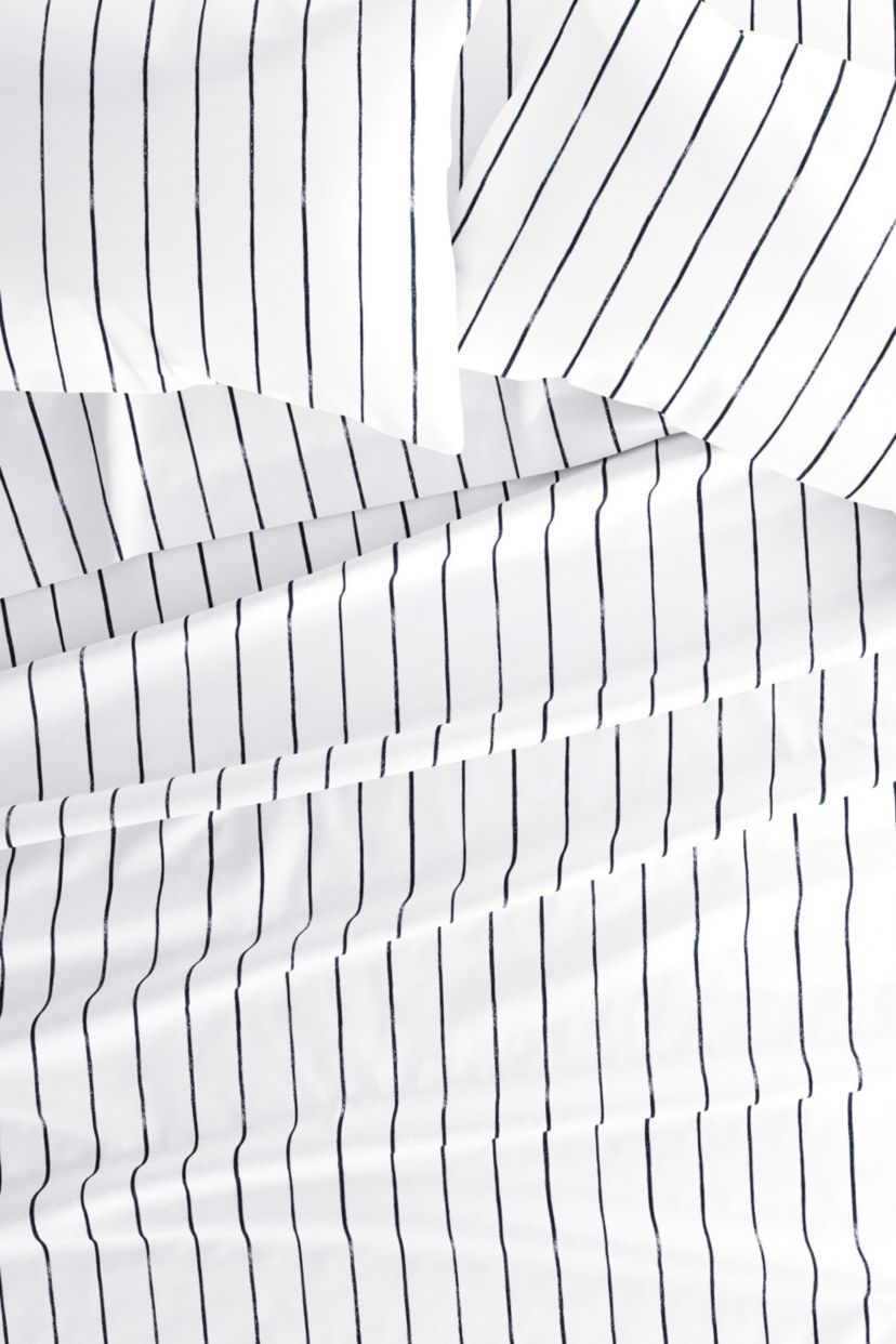 Sheet Set 4-Piece Patterned Microfiber Dots & Stripes Ultra Soft Bedding