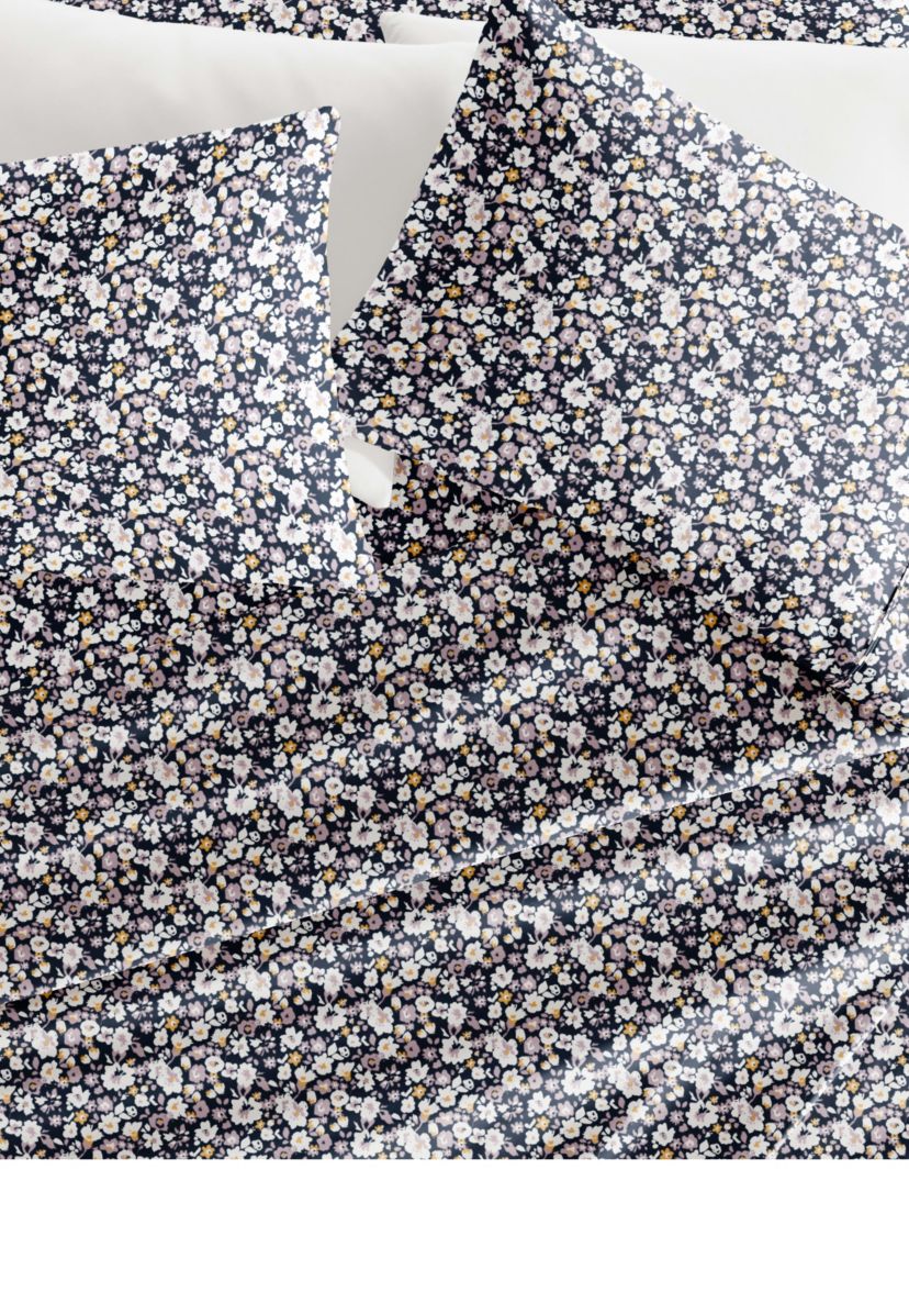 Sheet Set Patterned Microfiber Ultra Soft Bedding in Floral Dream