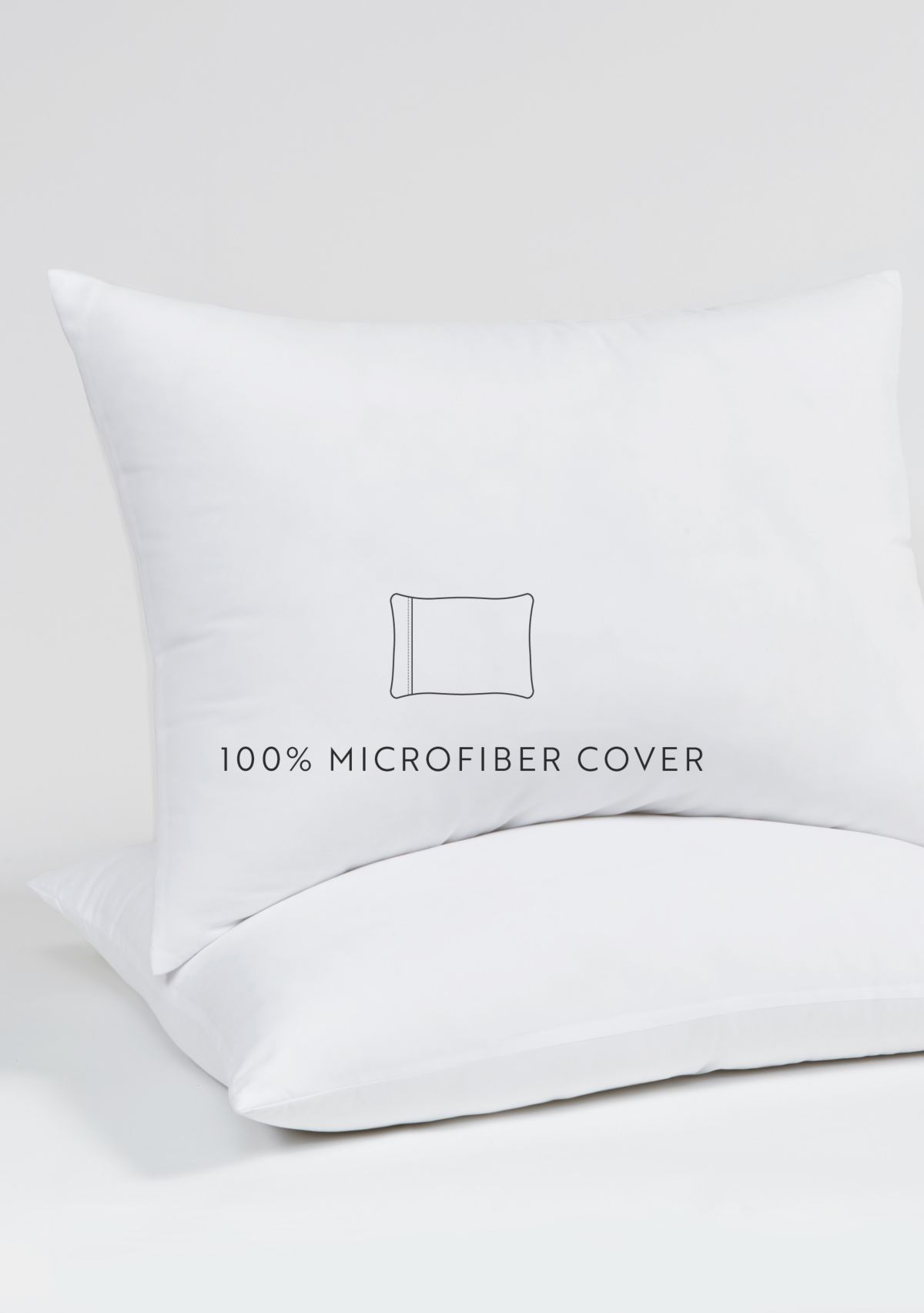 2-Pack Plush Bed Pillows Set