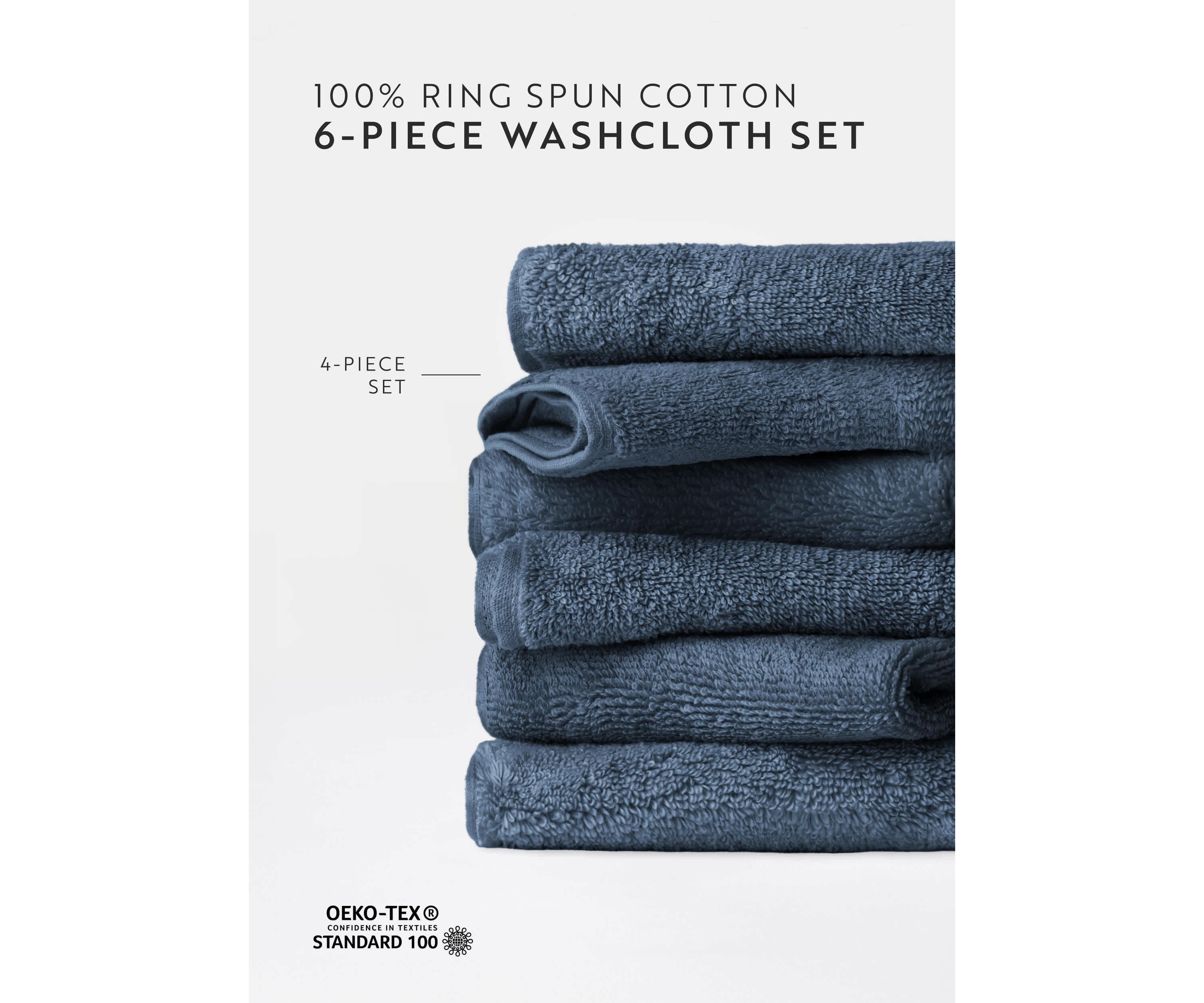 Ultra Soft Cotton Washcloth Set
