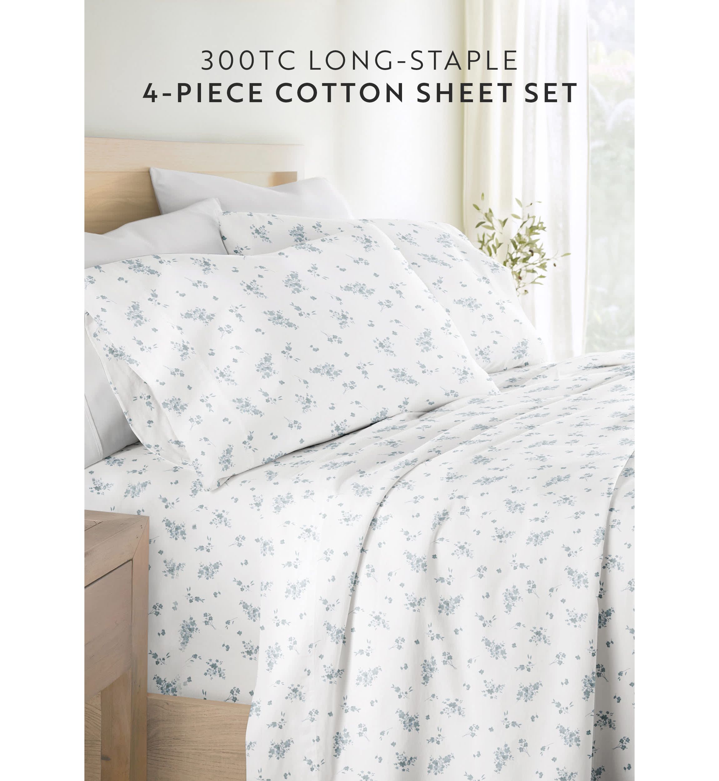 Ultra Soft Cotton Patterned Sheet Set