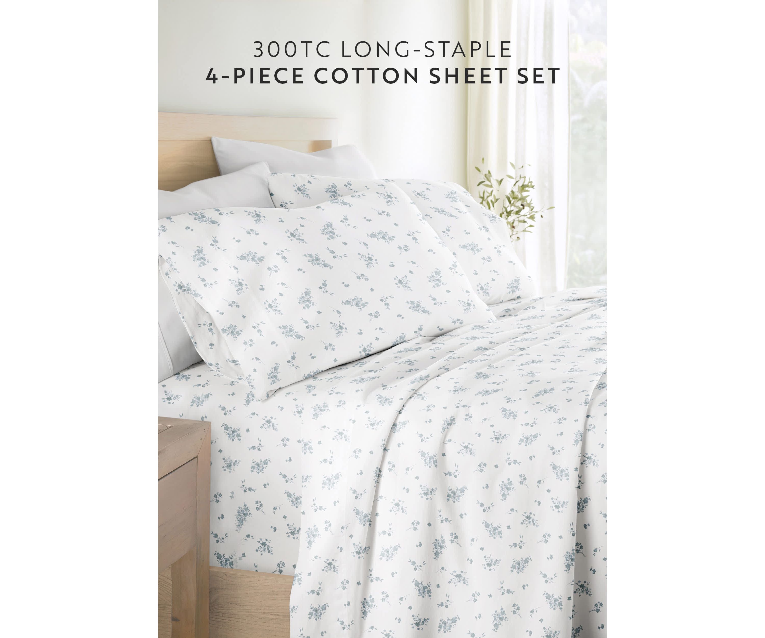 Ultra Soft Cotton Patterned Sheet Set