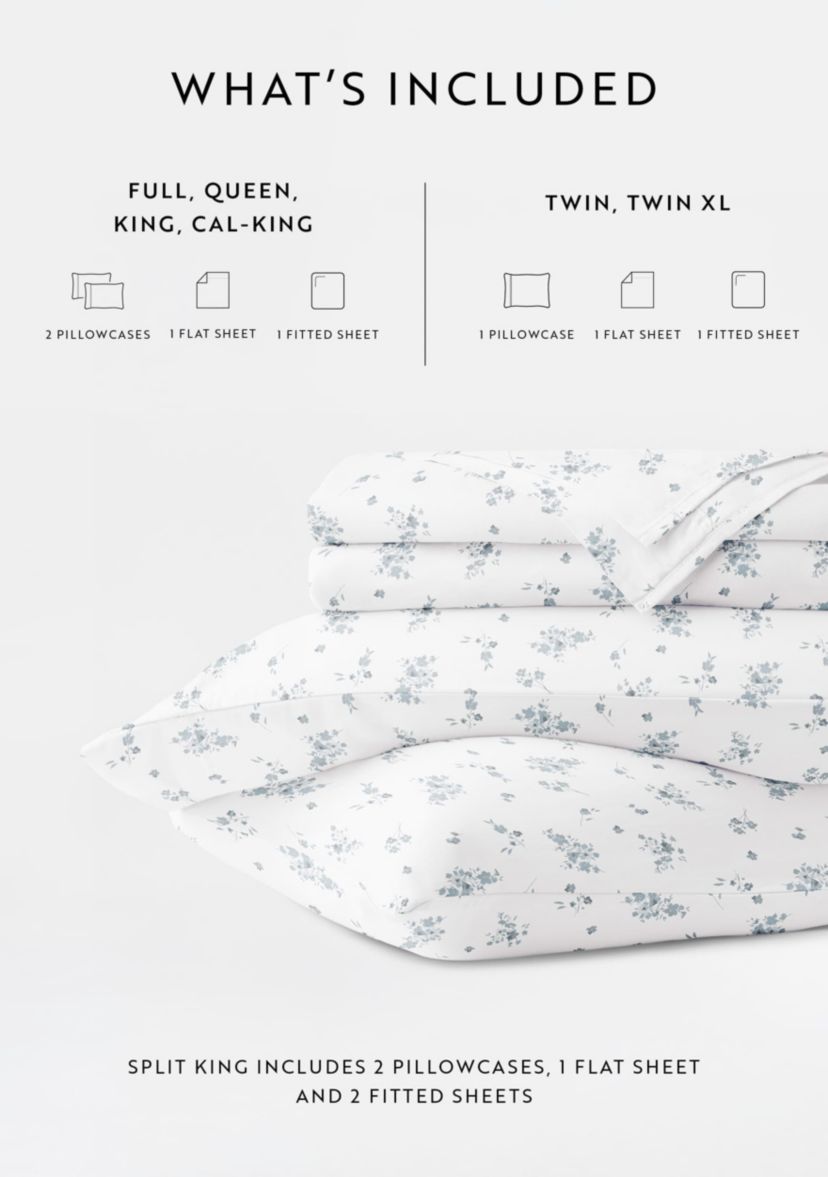Ultra Soft Cotton Patterned Sheet Set