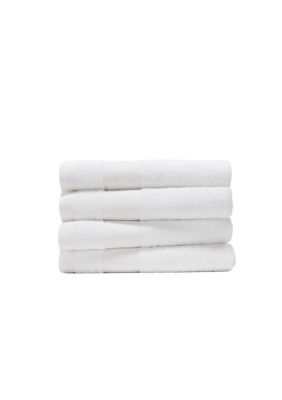 Luxury Inn 100% Cotton Ultra Soft 4-Piece Hand Towel Set, White