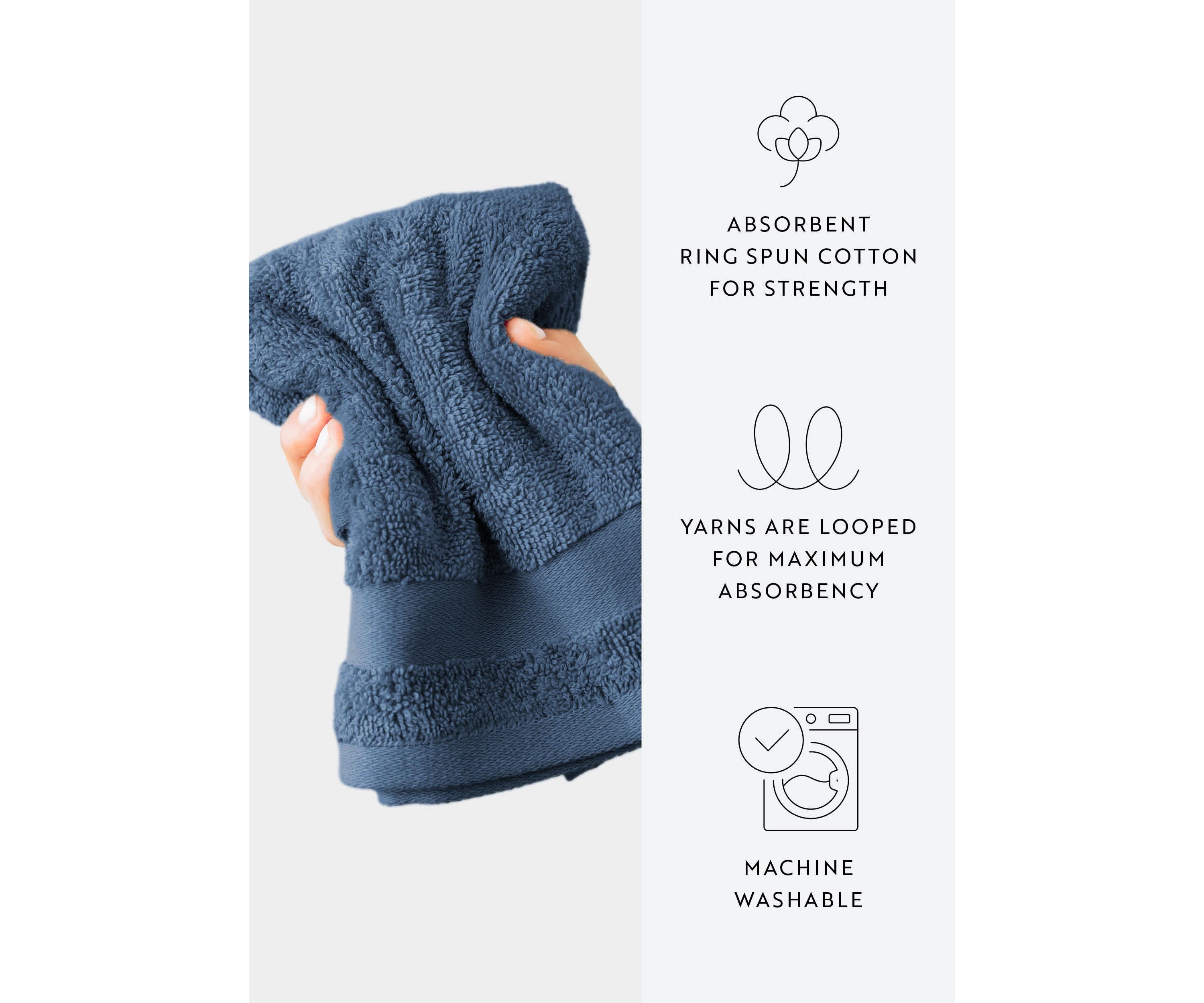 Ultra Soft Cotton Hand Towel Set