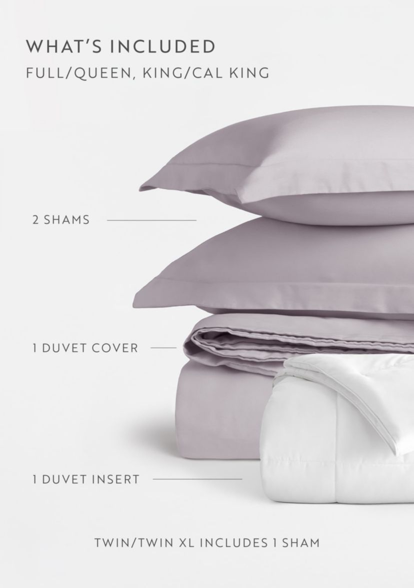 Ultra Soft 100% Cotton Comforter & Duvet Cover Bundle