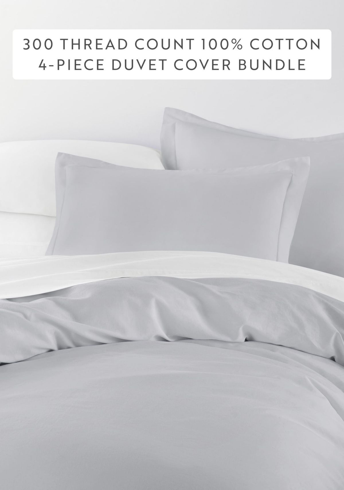 Ultra Soft 100% Cotton Comforter & Duvet Cover Bundle